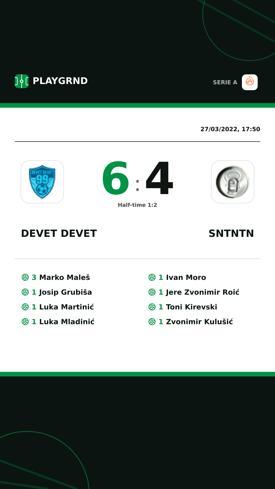 Instagram artwork: Devet Devet 6:4 Sntntn