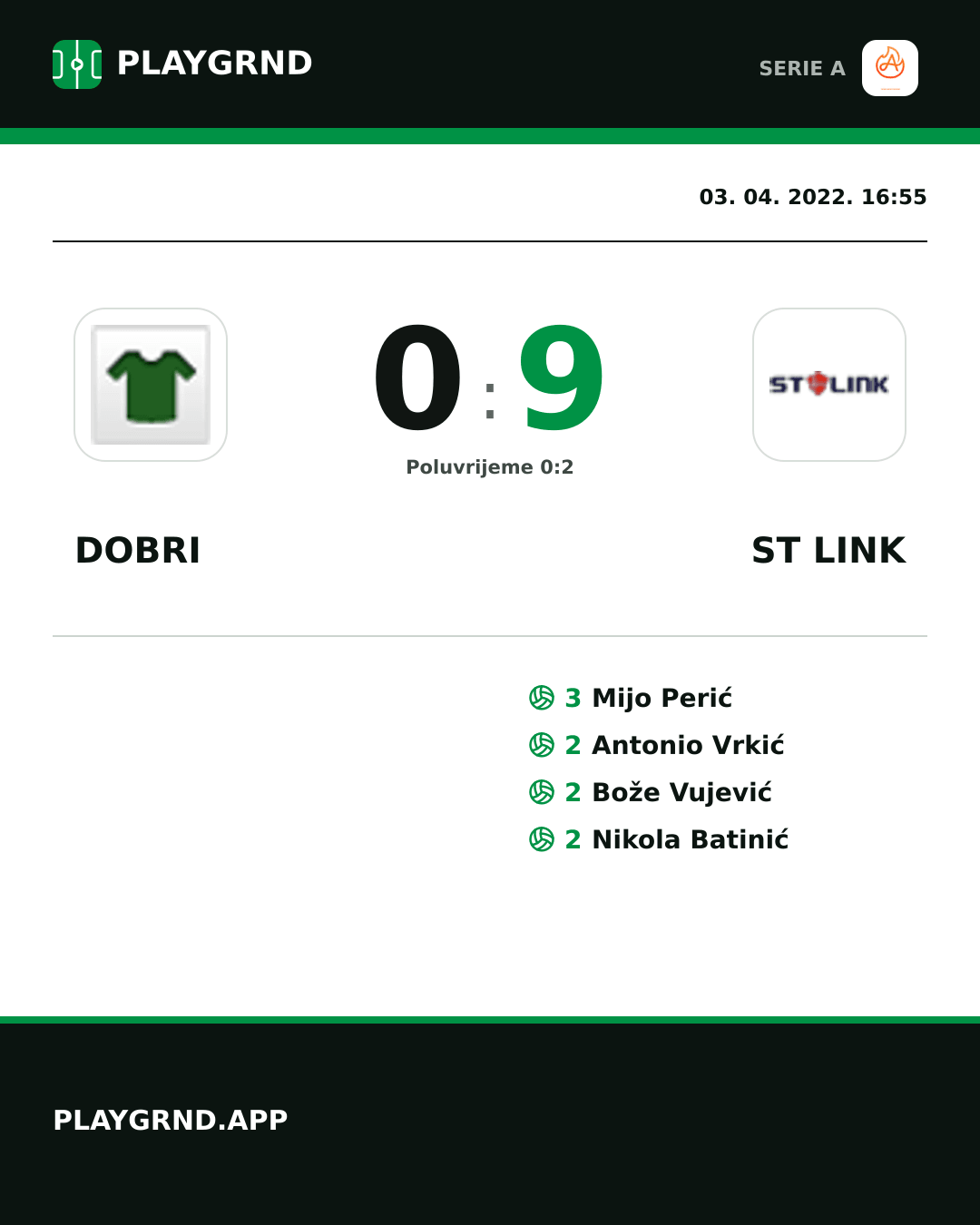 Instagram slika: Dobri 0:9 ST Link