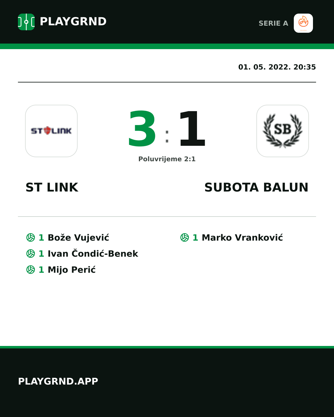 Instagram slika: ST Link 3:1 Subota Balun