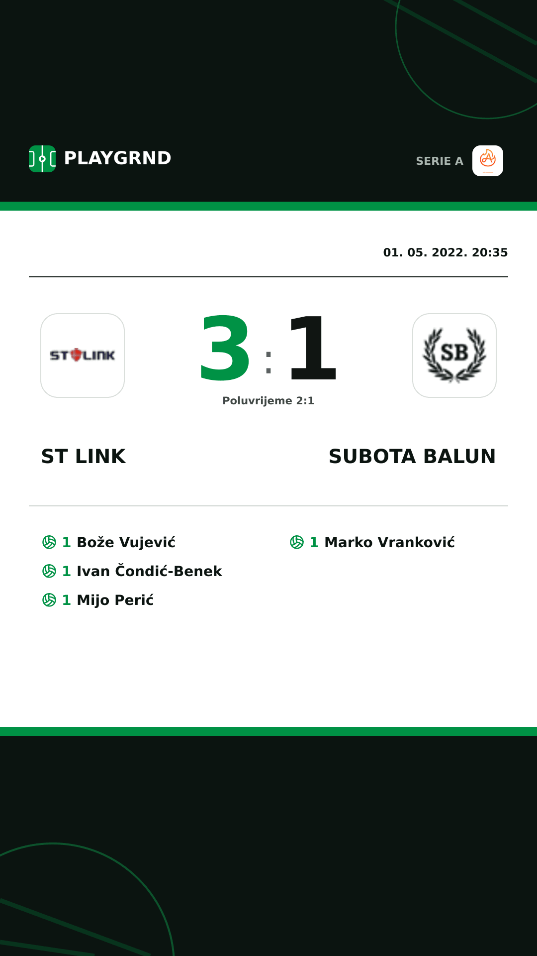 Instagram slika: ST Link 3:1 Subota Balun