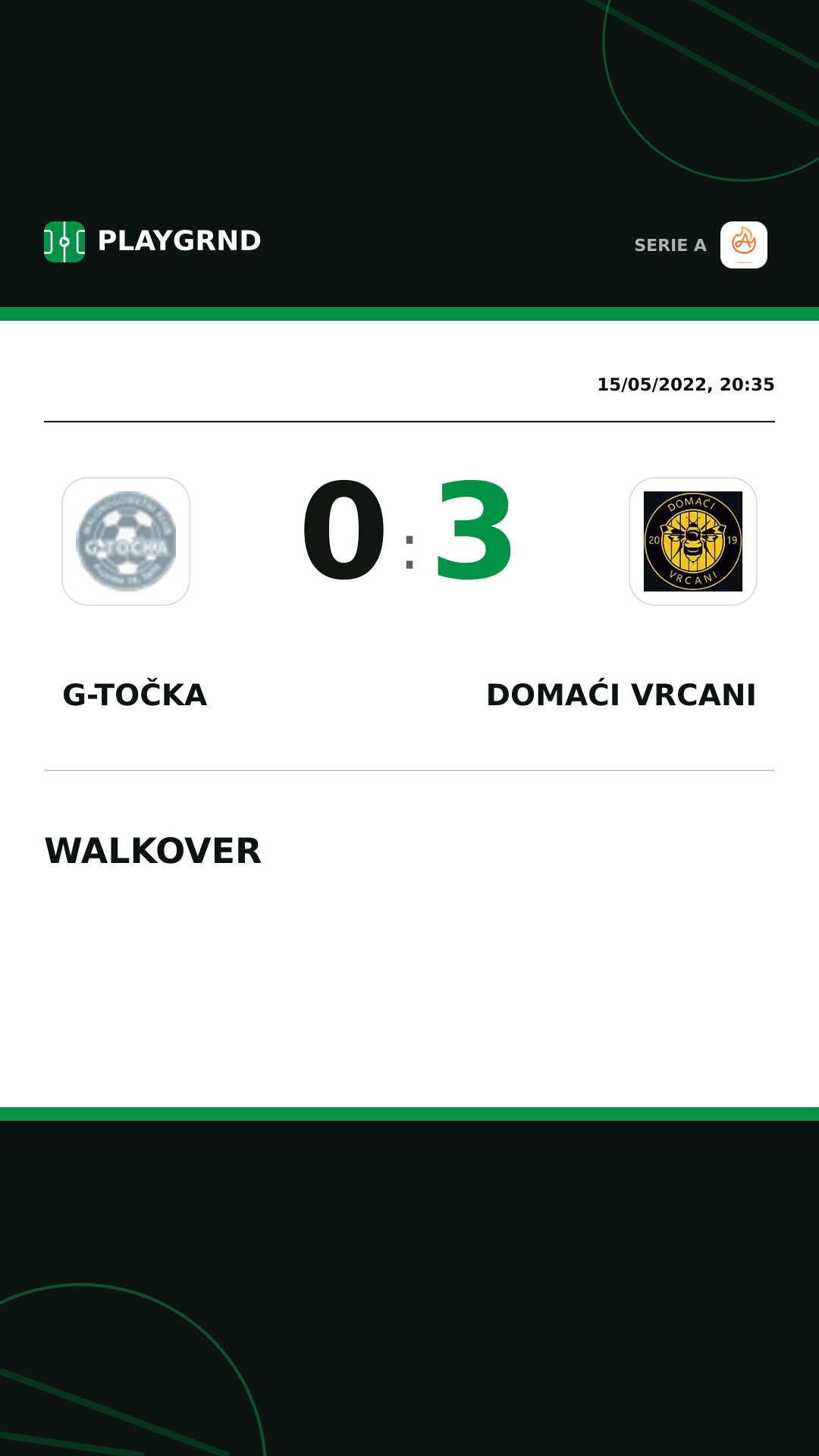 Instagram artwork: G-Točka 0:3 Domaći Vrcani