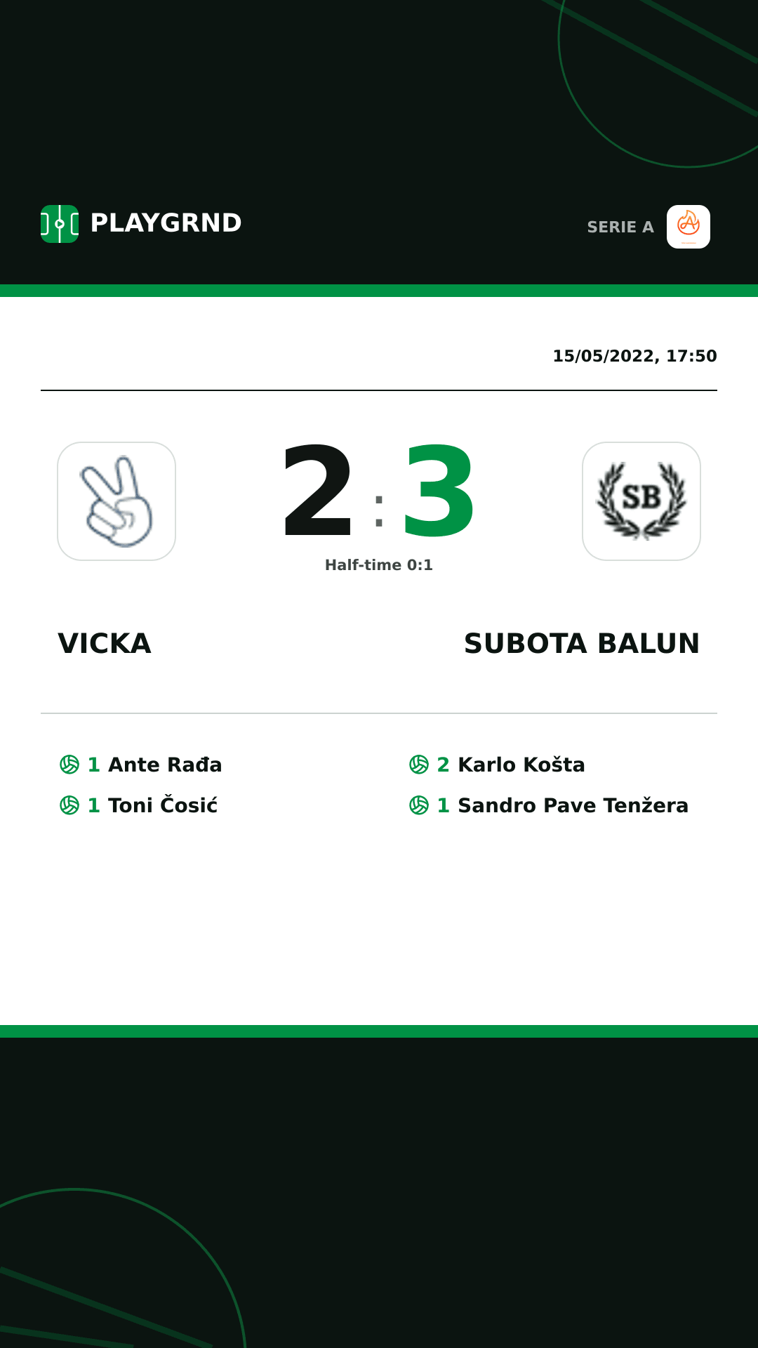 Instagram artwork: Vicka 2:3 Subota Balun