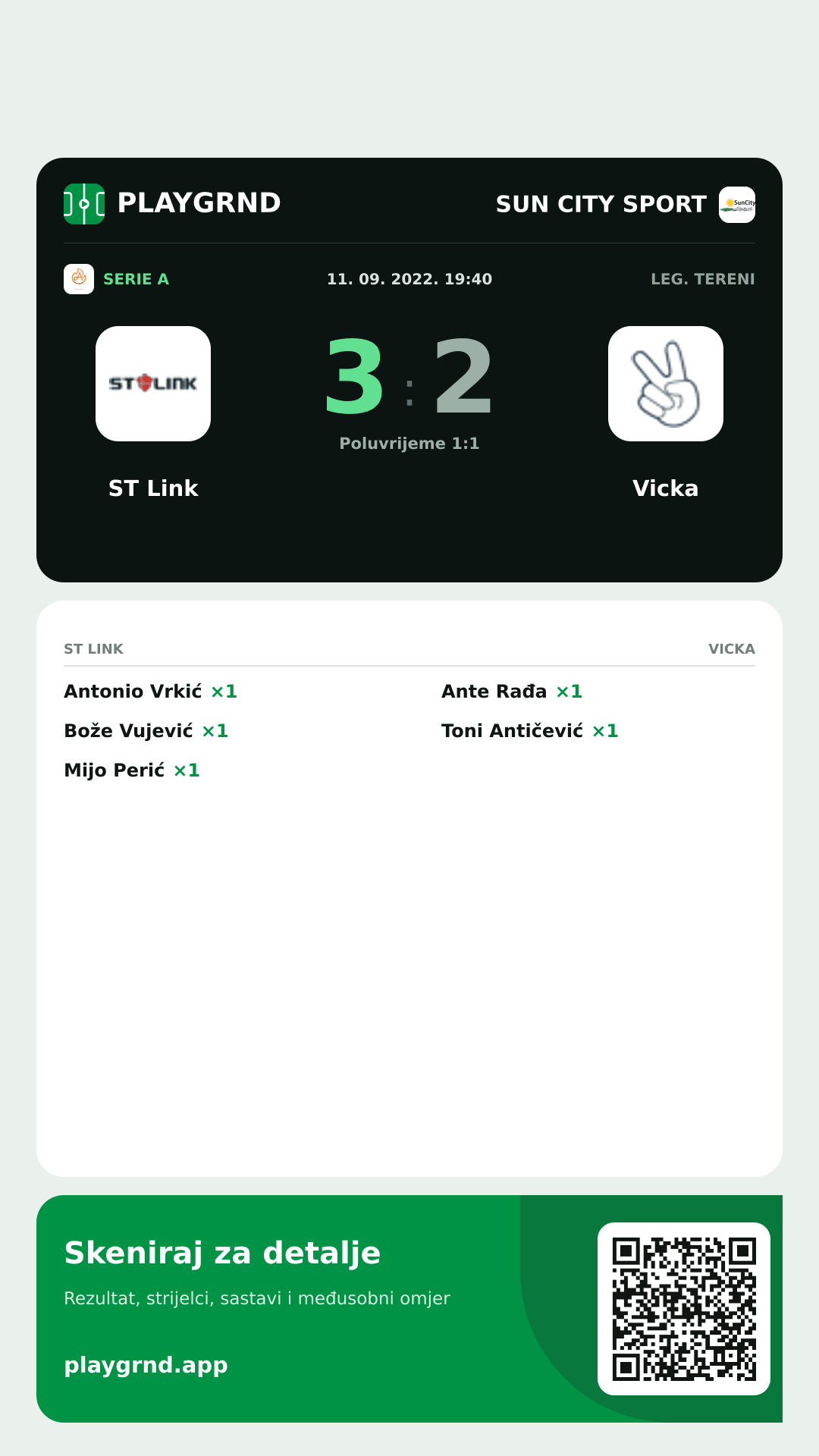 Story slika: ST Link 3:2 Vicka