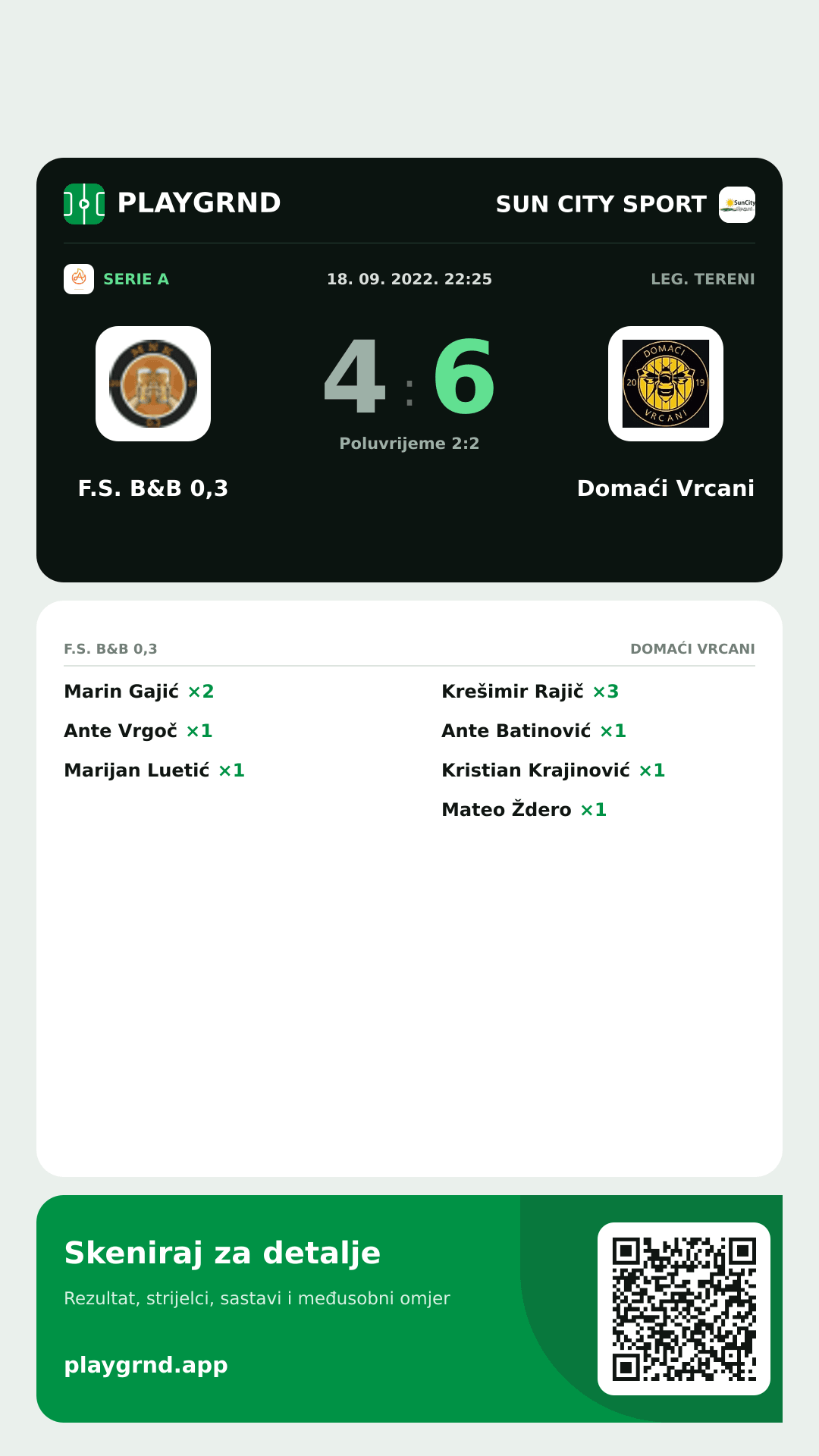Story slika: F.S. B&B 0,3 4:6 Domaći Vrcani