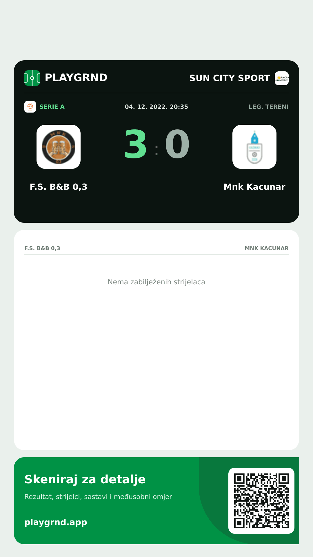 Story slika: F.S. B&B 0,3 3:0 Mnk Kacunar
