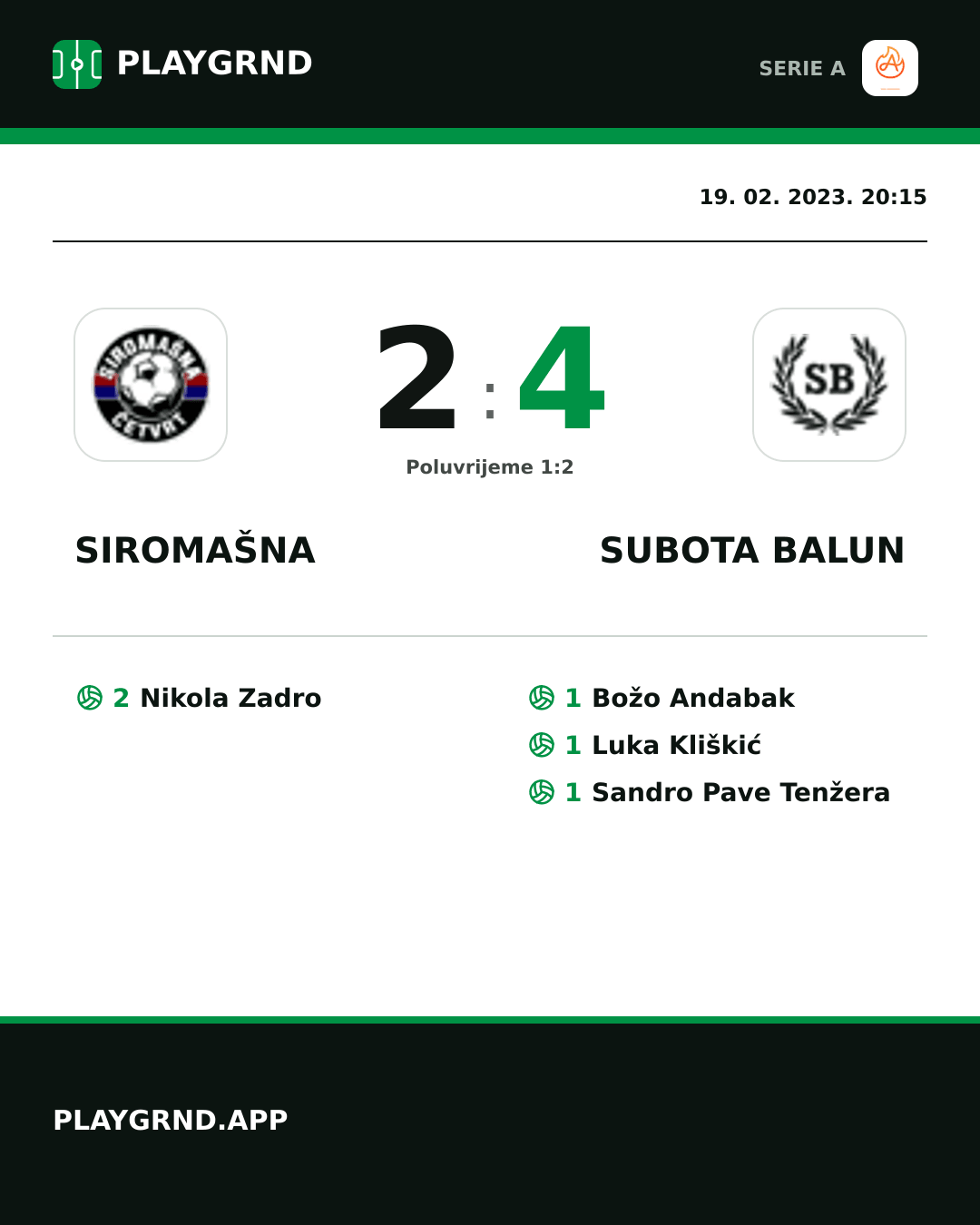 Instagram slika: Siromašna 2:4 Subota Balun