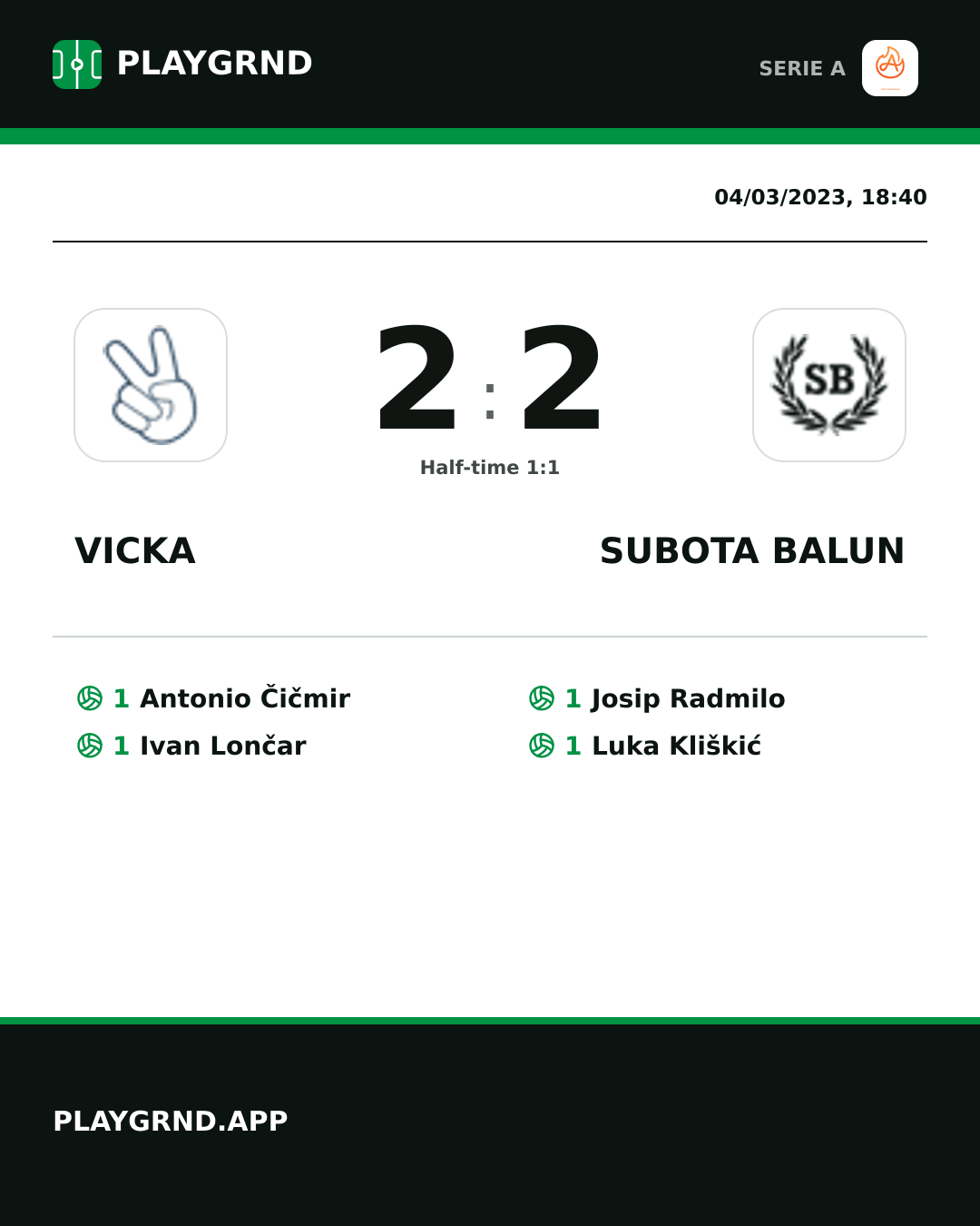 Instagram artwork: Vicka 2:2 Subota Balun