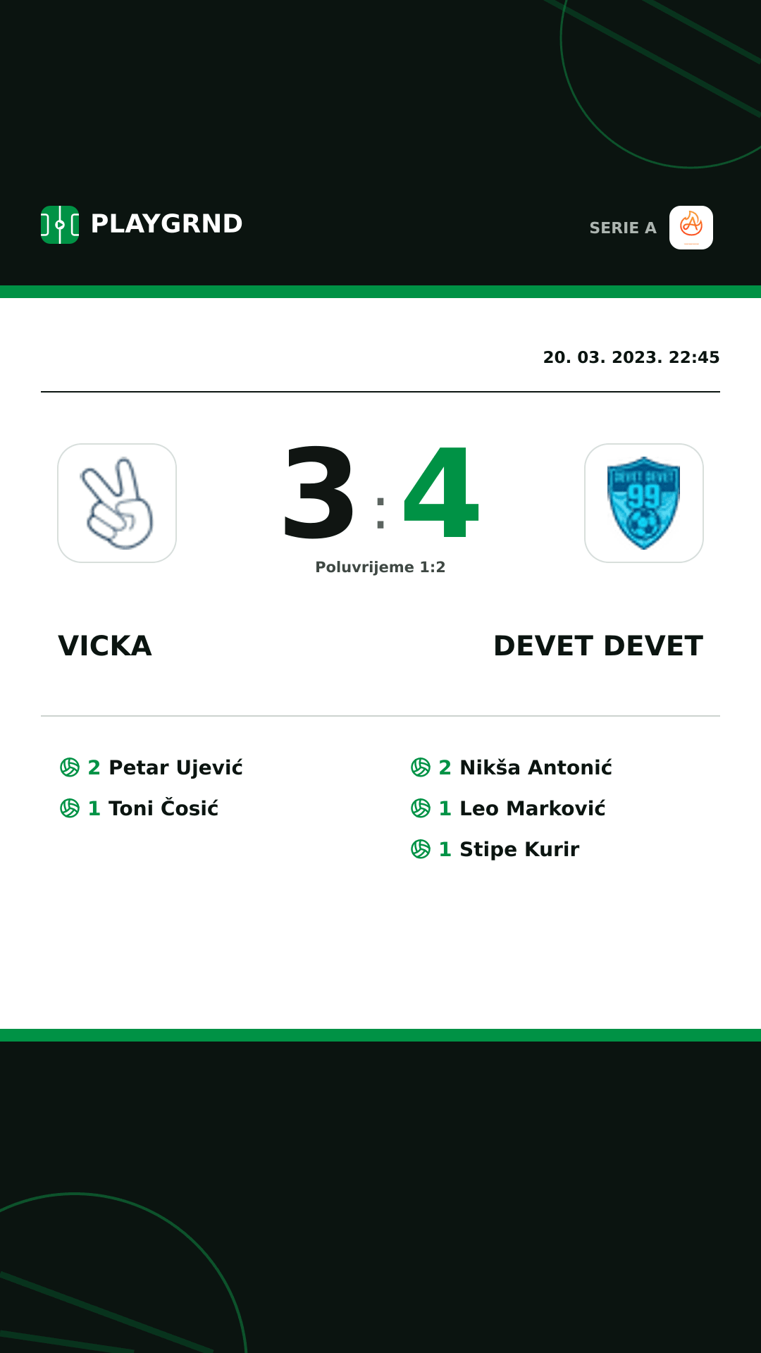 Instagram slika: Vicka 3:4 Devet Devet