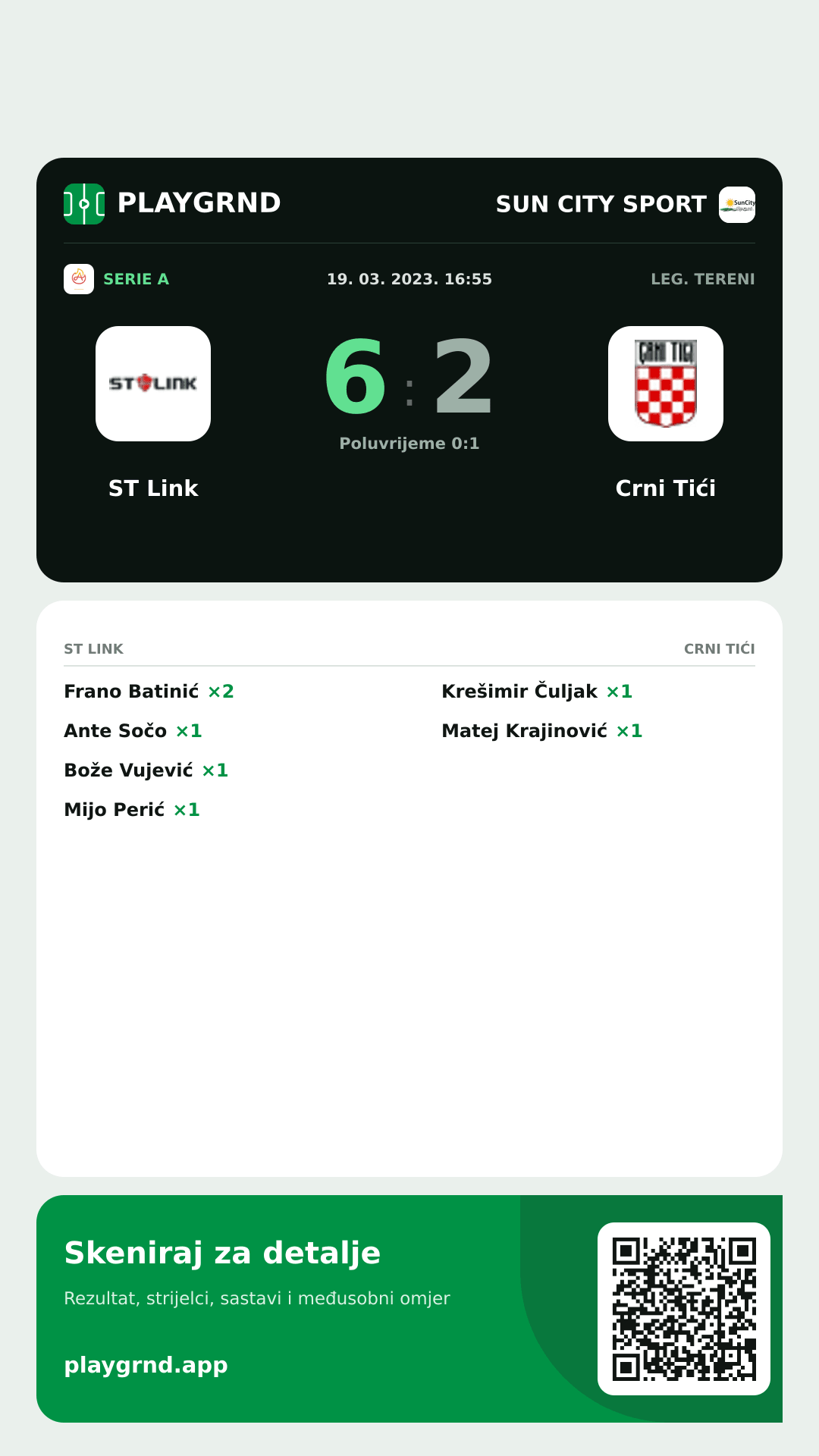 Story slika: ST Link 6:2 Crni Tići