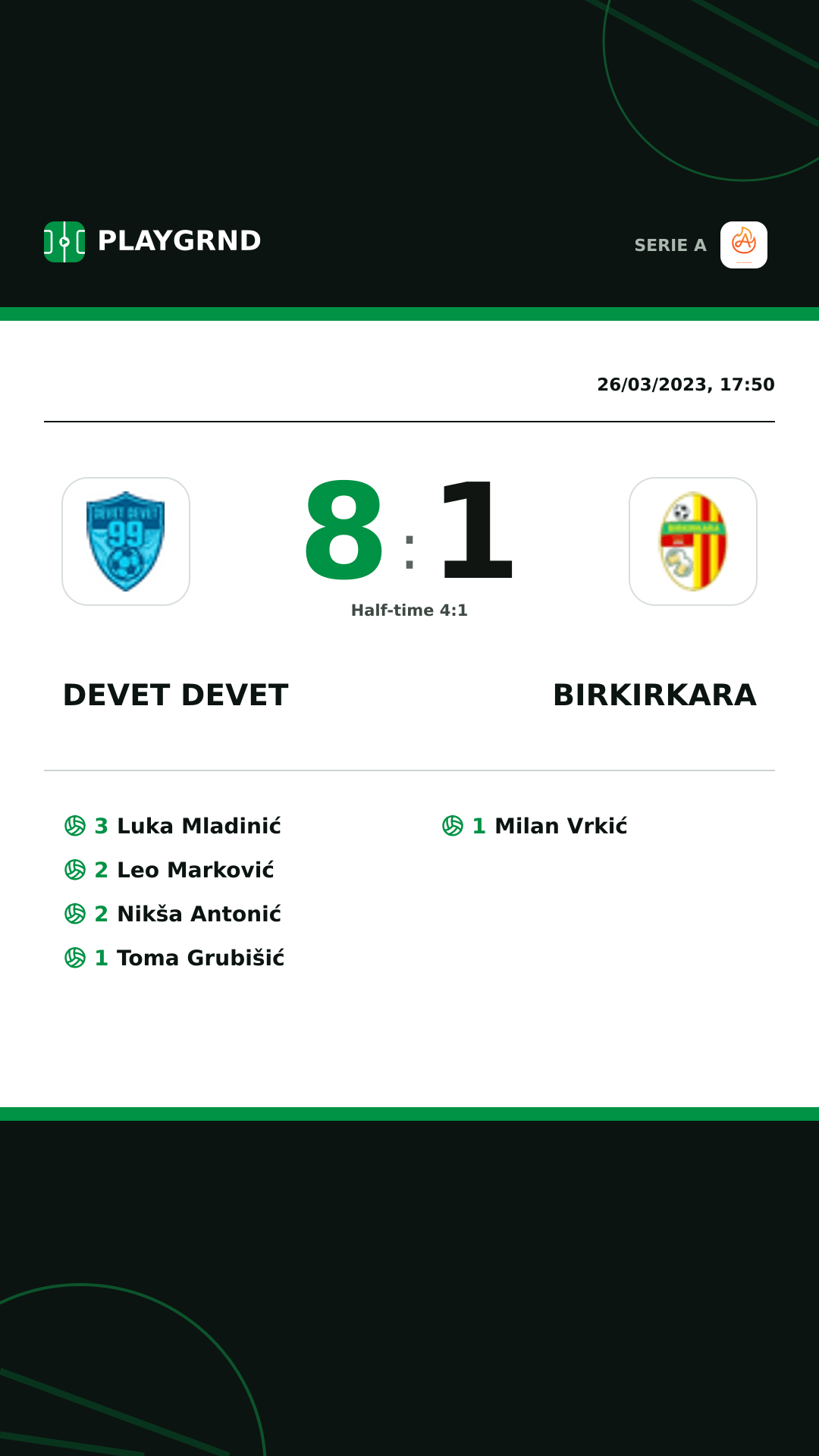 Instagram artwork: Devet Devet 8:1 Birkirkara