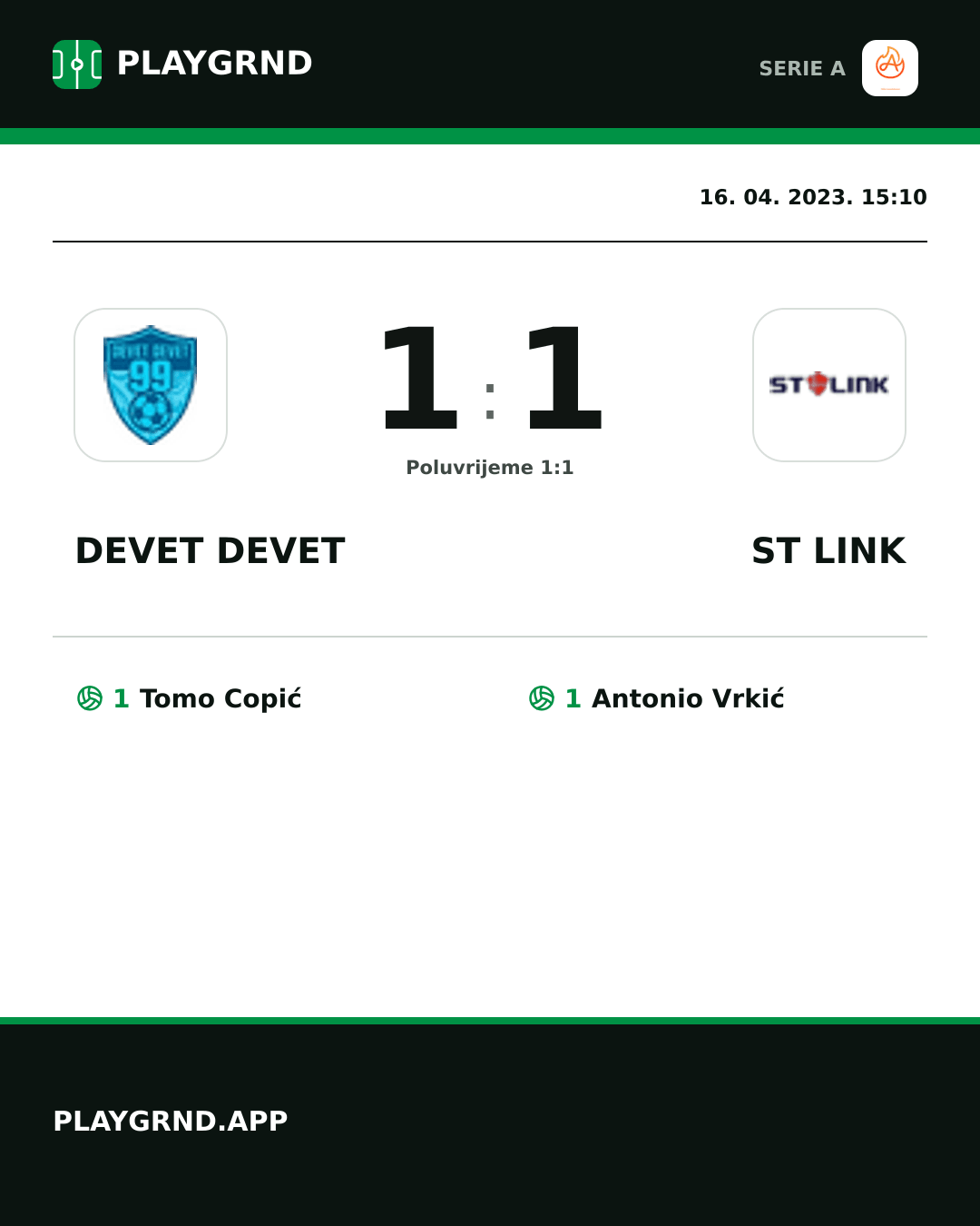 Instagram slika: Devet Devet 1:1 ST Link