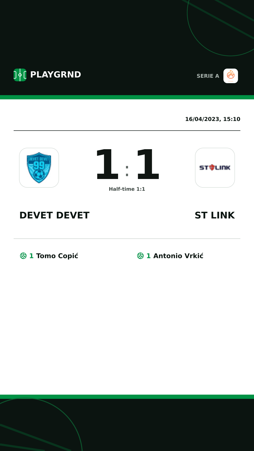 Instagram artwork: Devet Devet 1:1 ST Link