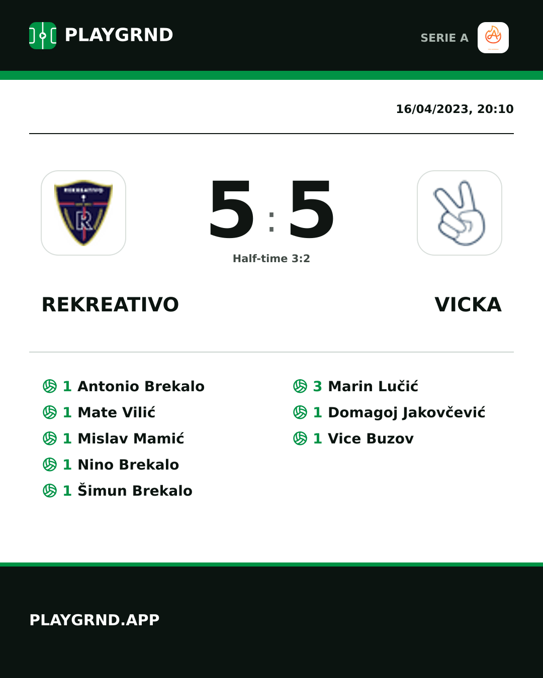 Instagram artwork: Rekreativo 5:5 Vicka