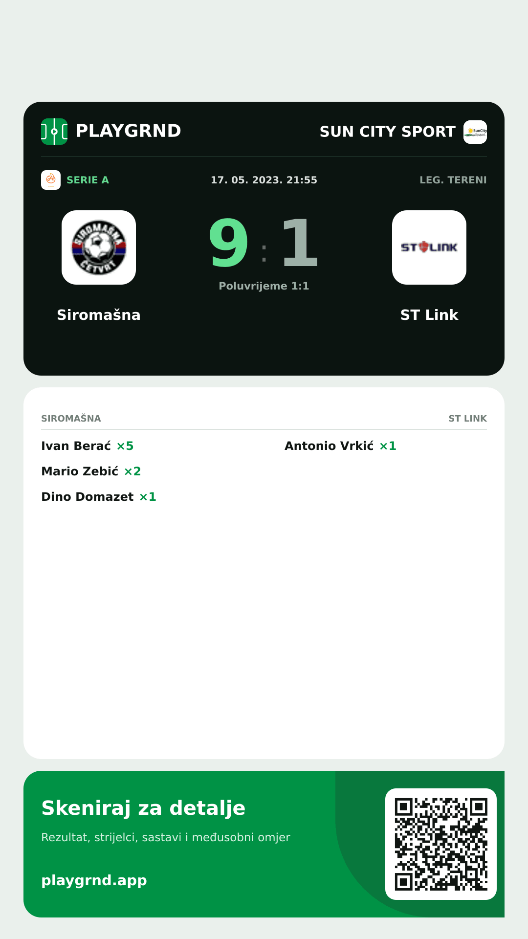 Story slika: Siromašna 9:1 ST Link