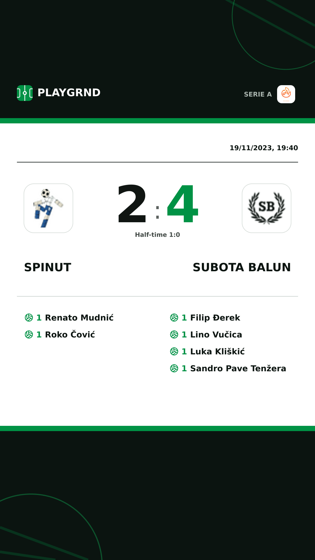 Instagram artwork: Spinut 2:4 Subota Balun