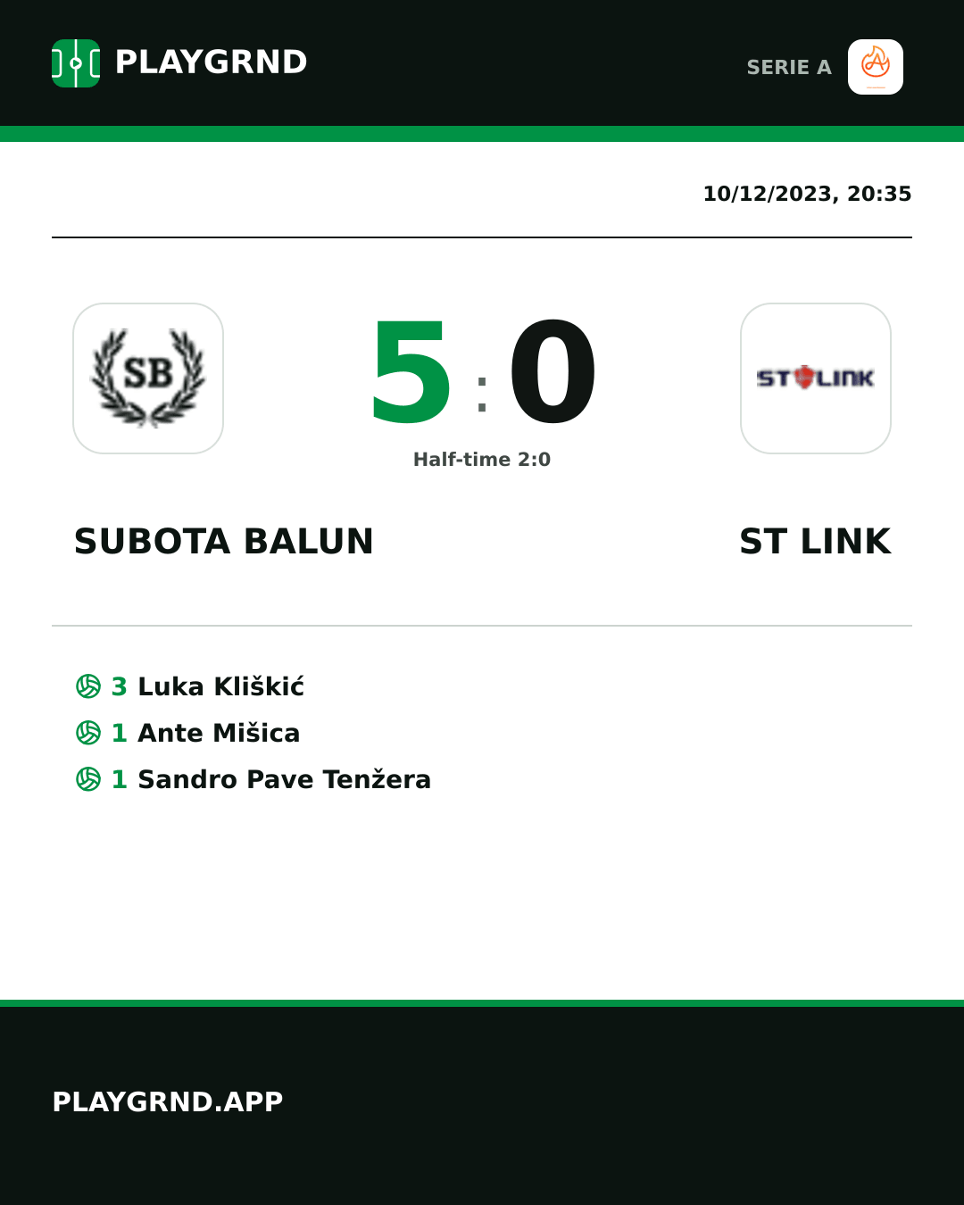 Instagram artwork: Subota Balun 5:0 ST Link