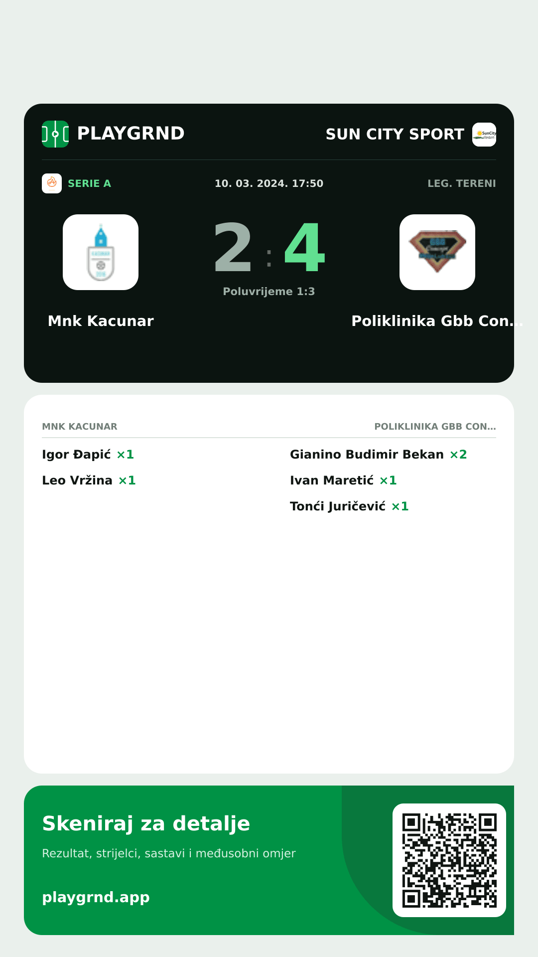 Story slika: Mnk Kacunar 2:4 Poliklinika Gbb Concept