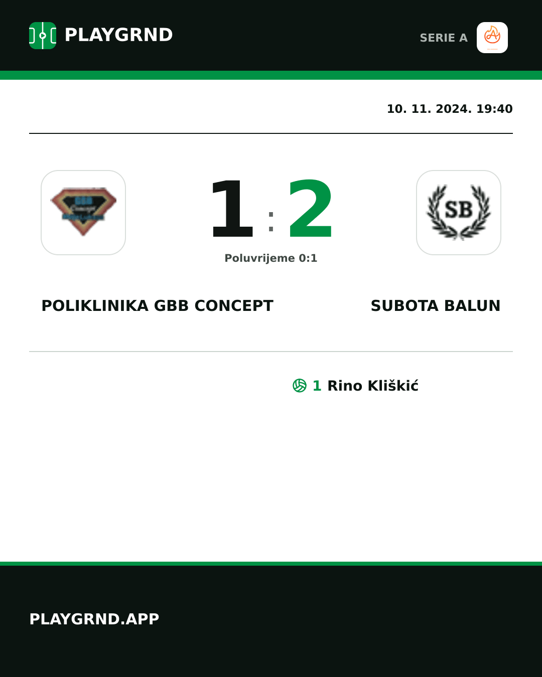 Instagram slika: Poliklinika GBB Concept 1:2 Subota Balun