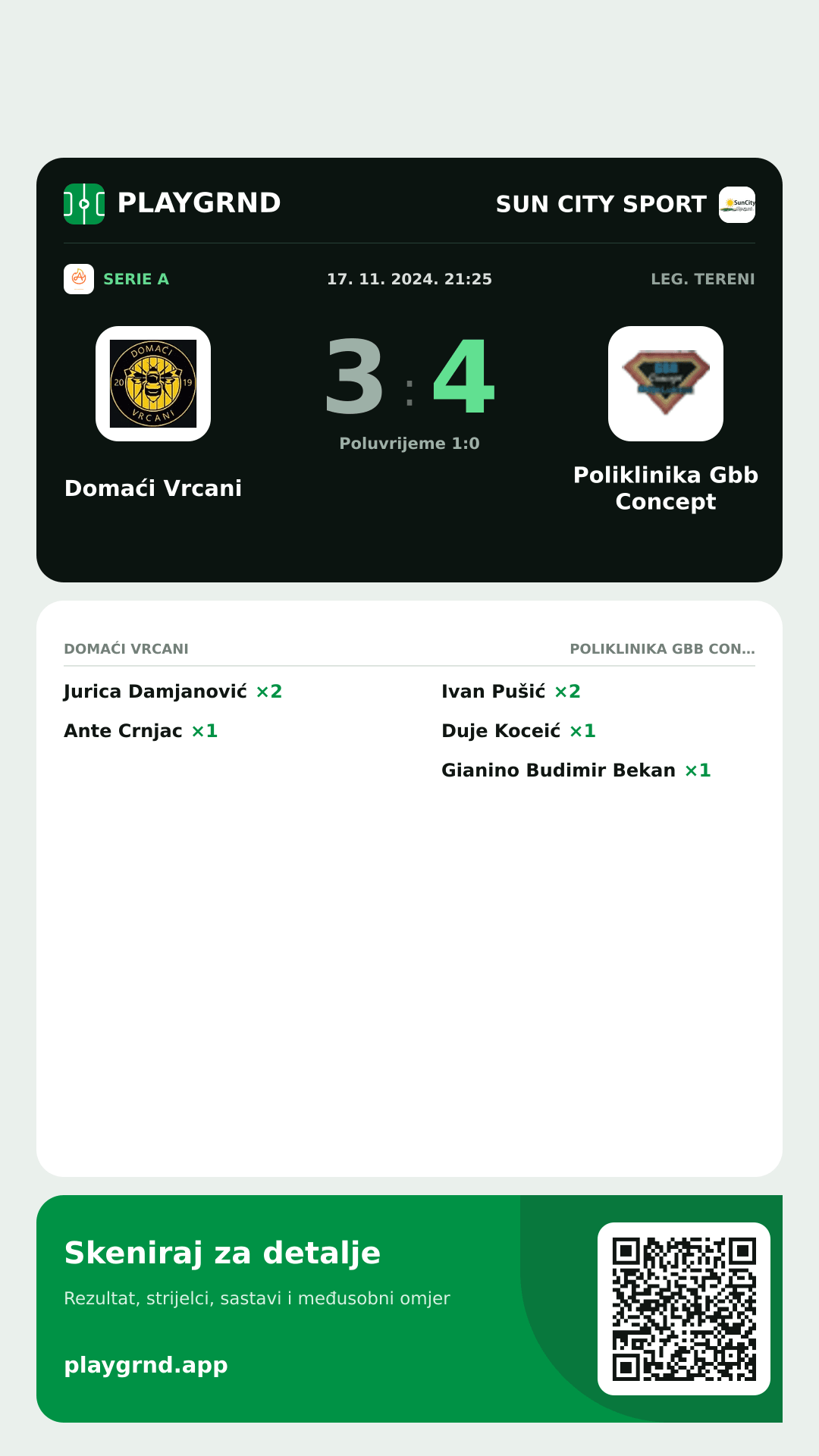 Story slika: Domaći Vrcani 3:4 Poliklinika Gbb Concept