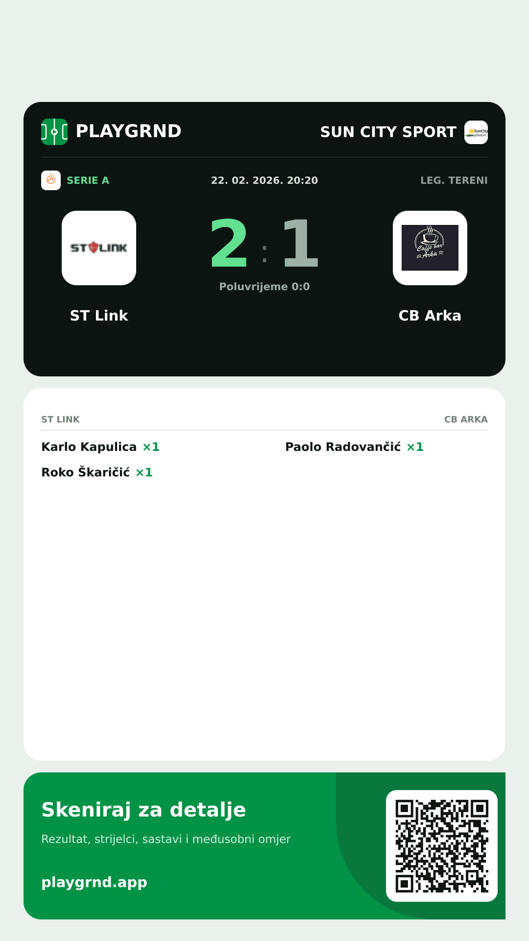 Story slika: ST Link 2:1 CB Arka