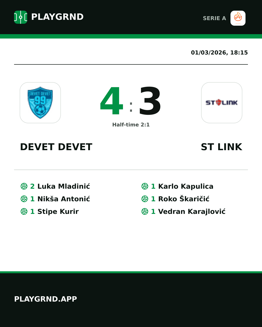Instagram artwork: Devet Devet 4:3 ST Link