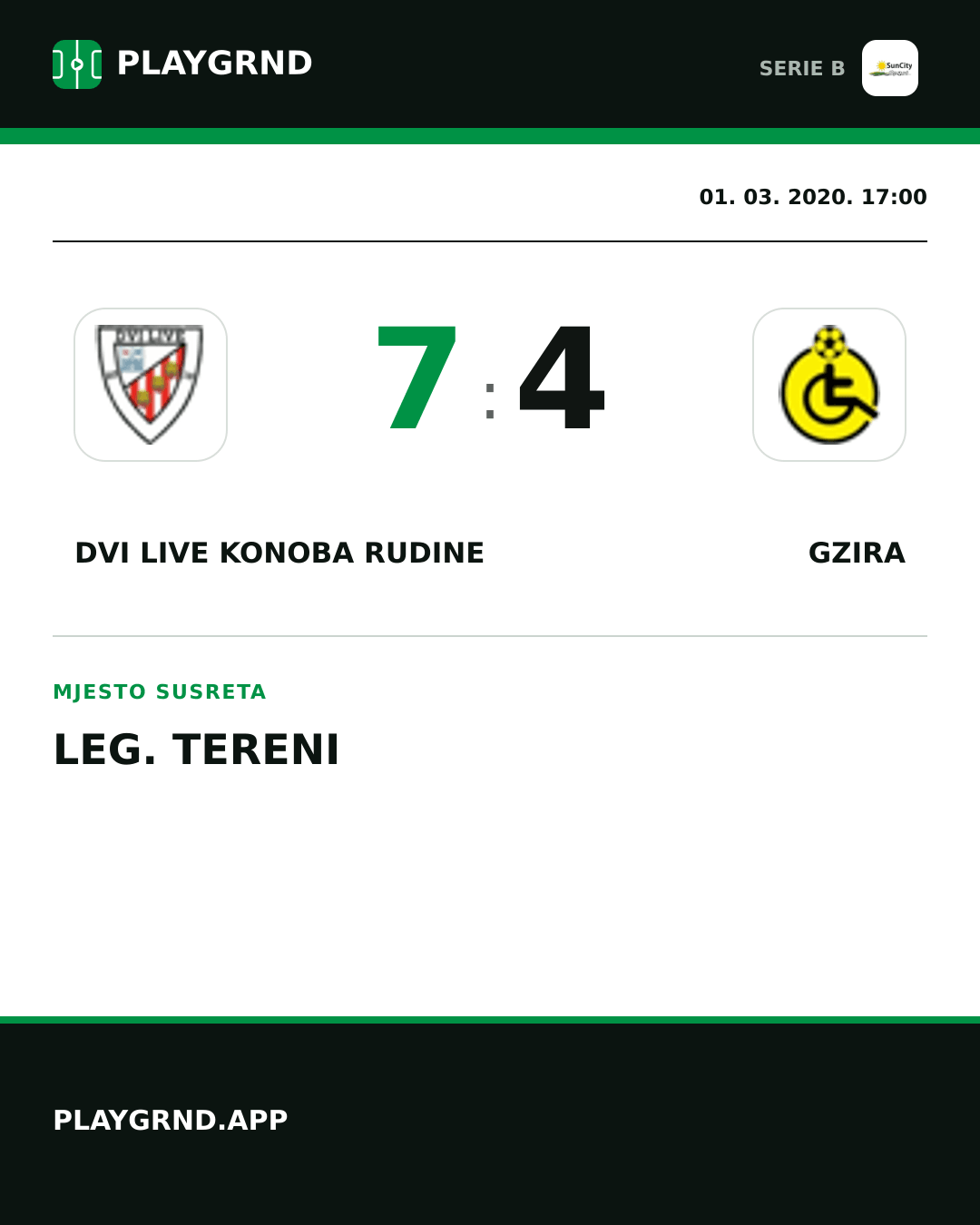 Instagram slika: Dvi Live Konoba Rudine 7:4 Gzira