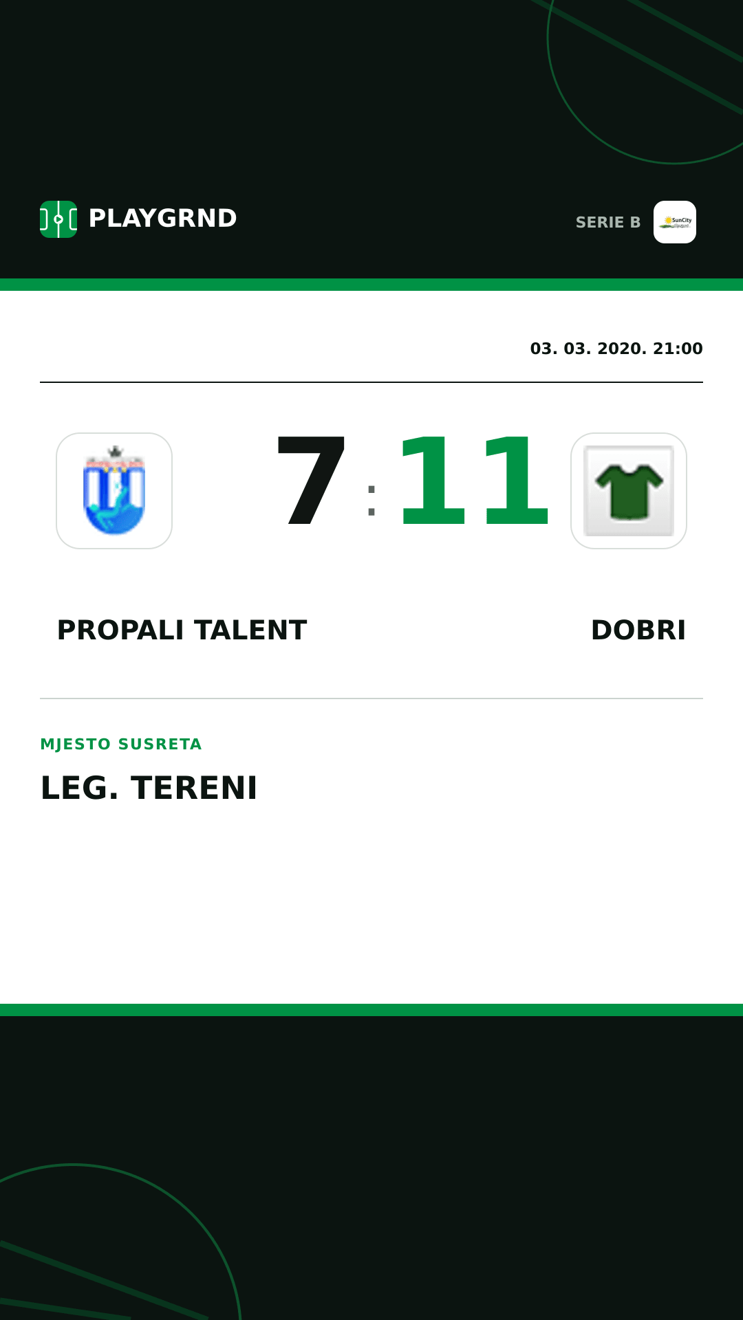 Instagram slika: Propali Talent 7:11 Dobri