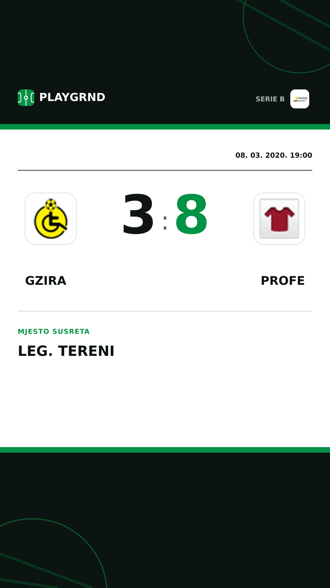 Instagram slika: Gzira 3:8 Profe