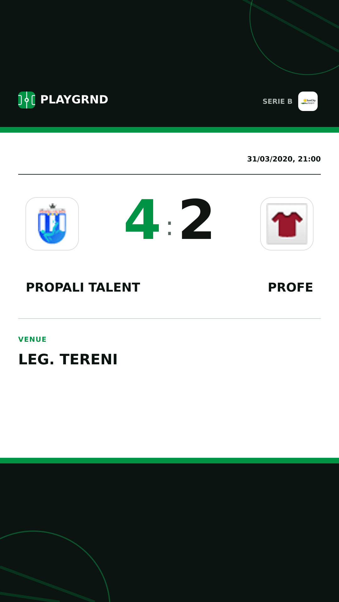 Instagram artwork: Propali Talent 4:2 Profe