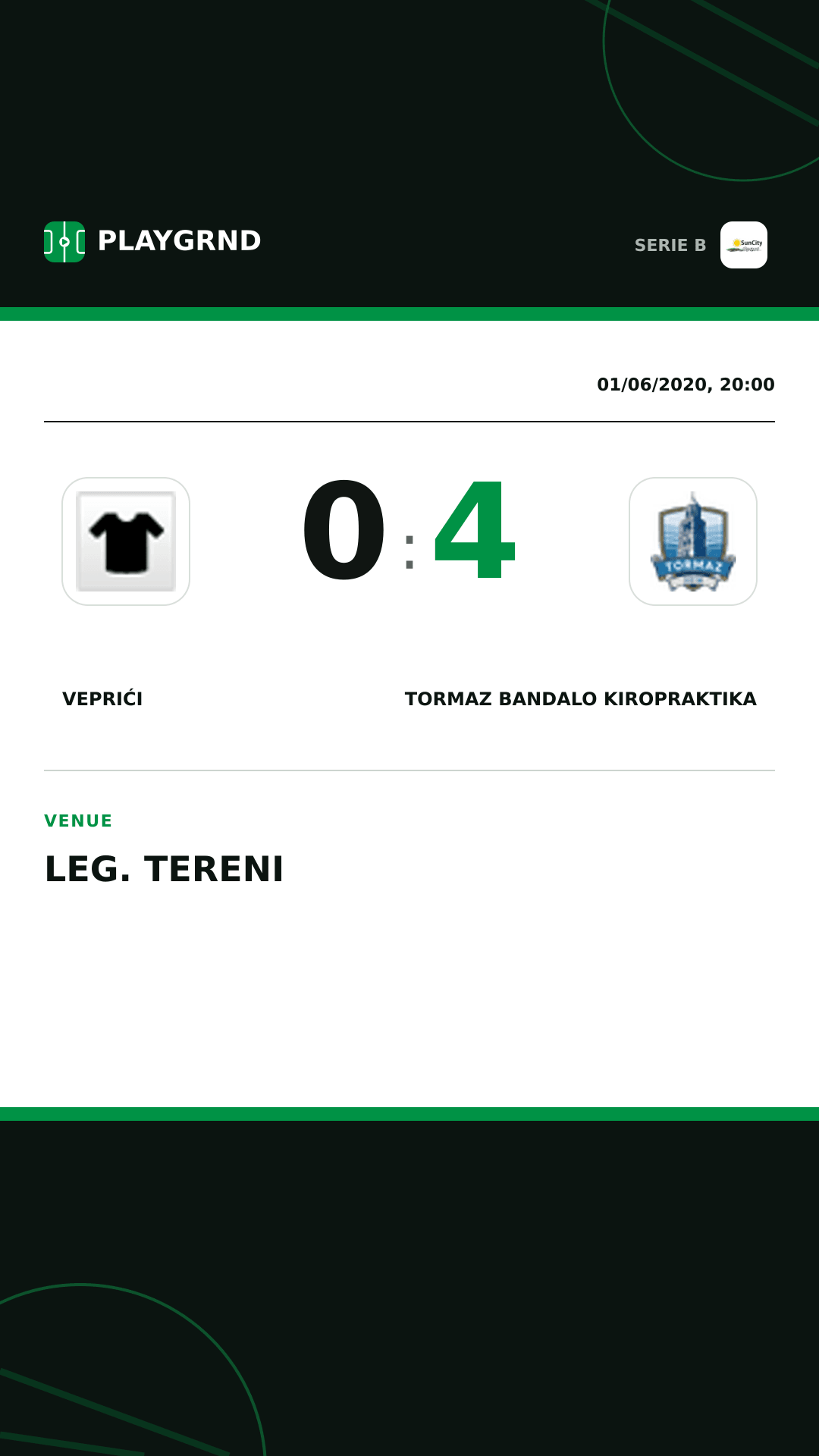 Instagram artwork: Veprići 0:4 Tormaz Bandalo Kiropraktika