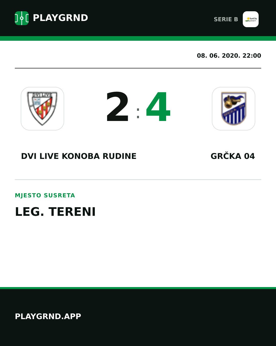Instagram slika: Dvi Live Konoba Rudine 2:4 Grčka 04
