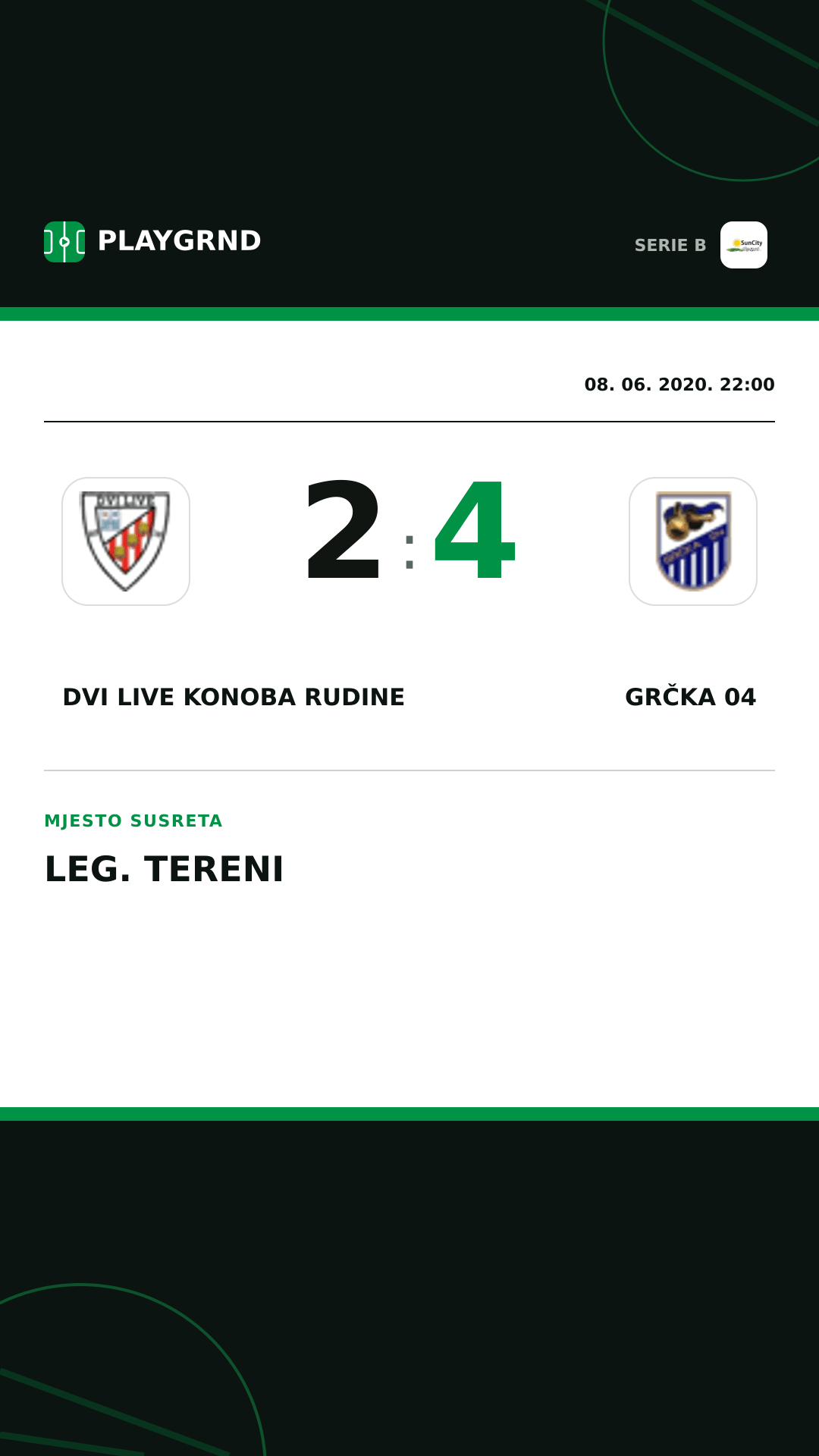 Instagram slika: Dvi Live Konoba Rudine 2:4 Grčka 04