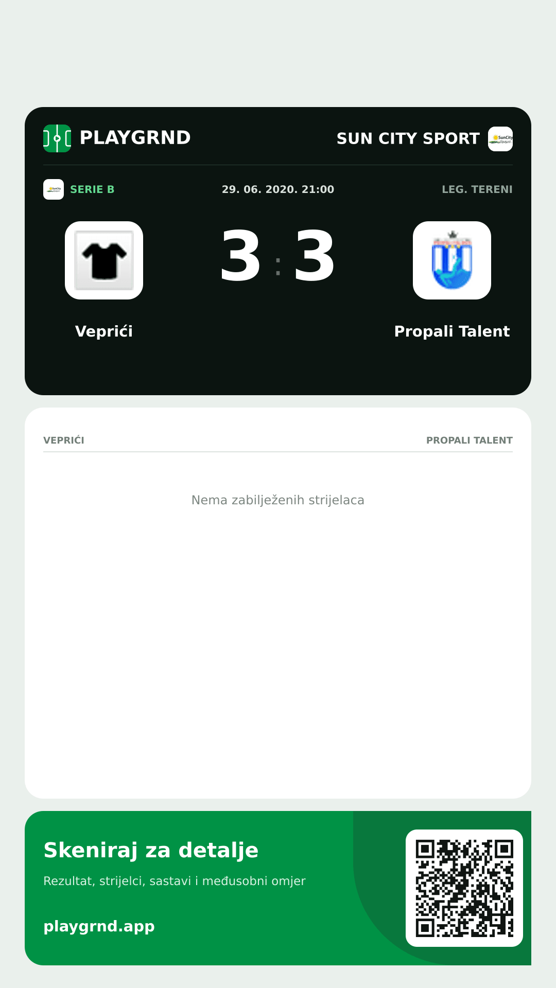 Story image: Veprići 3:3 Propali Talent