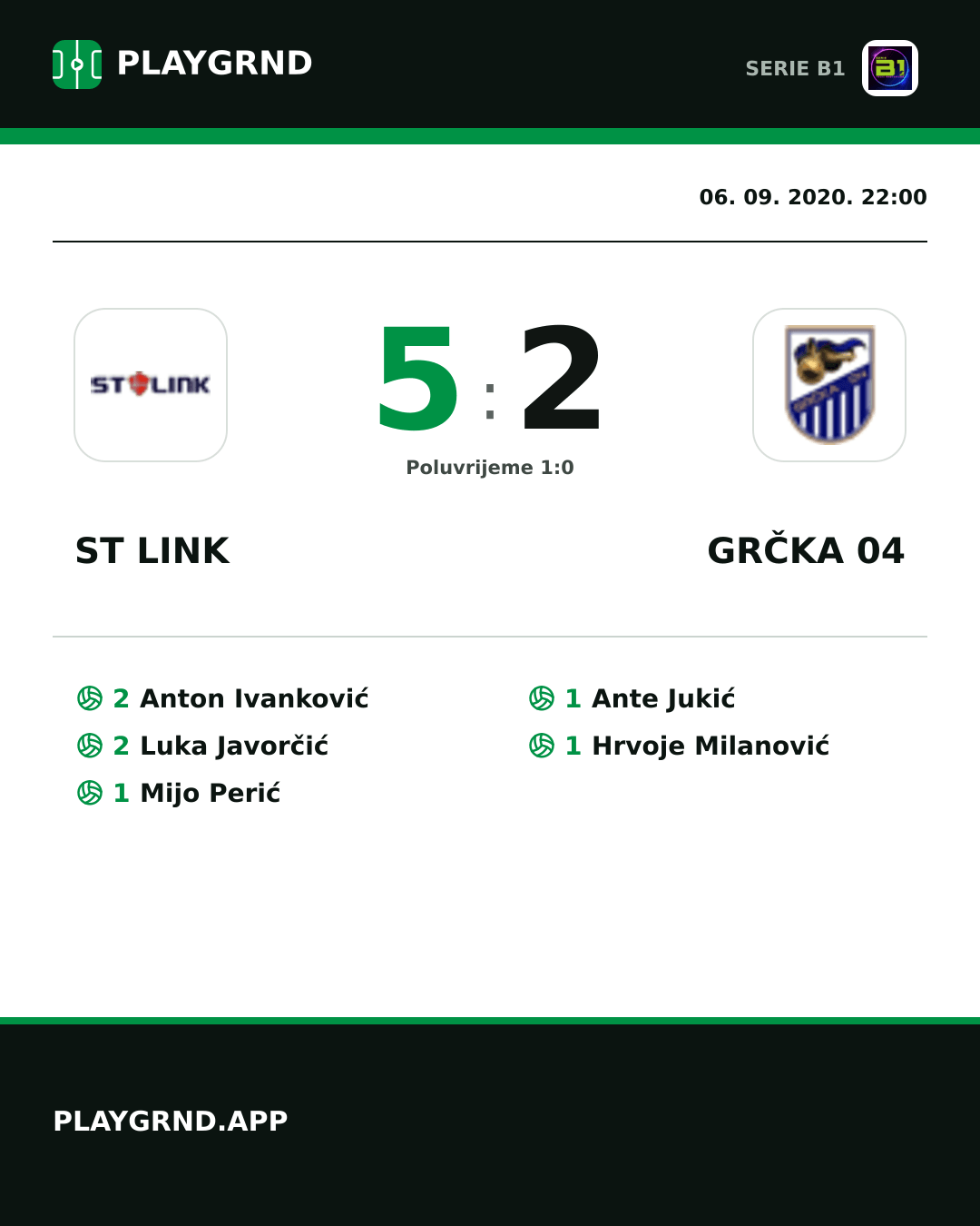 Instagram slika: ST Link 5:2 Grčka 04
