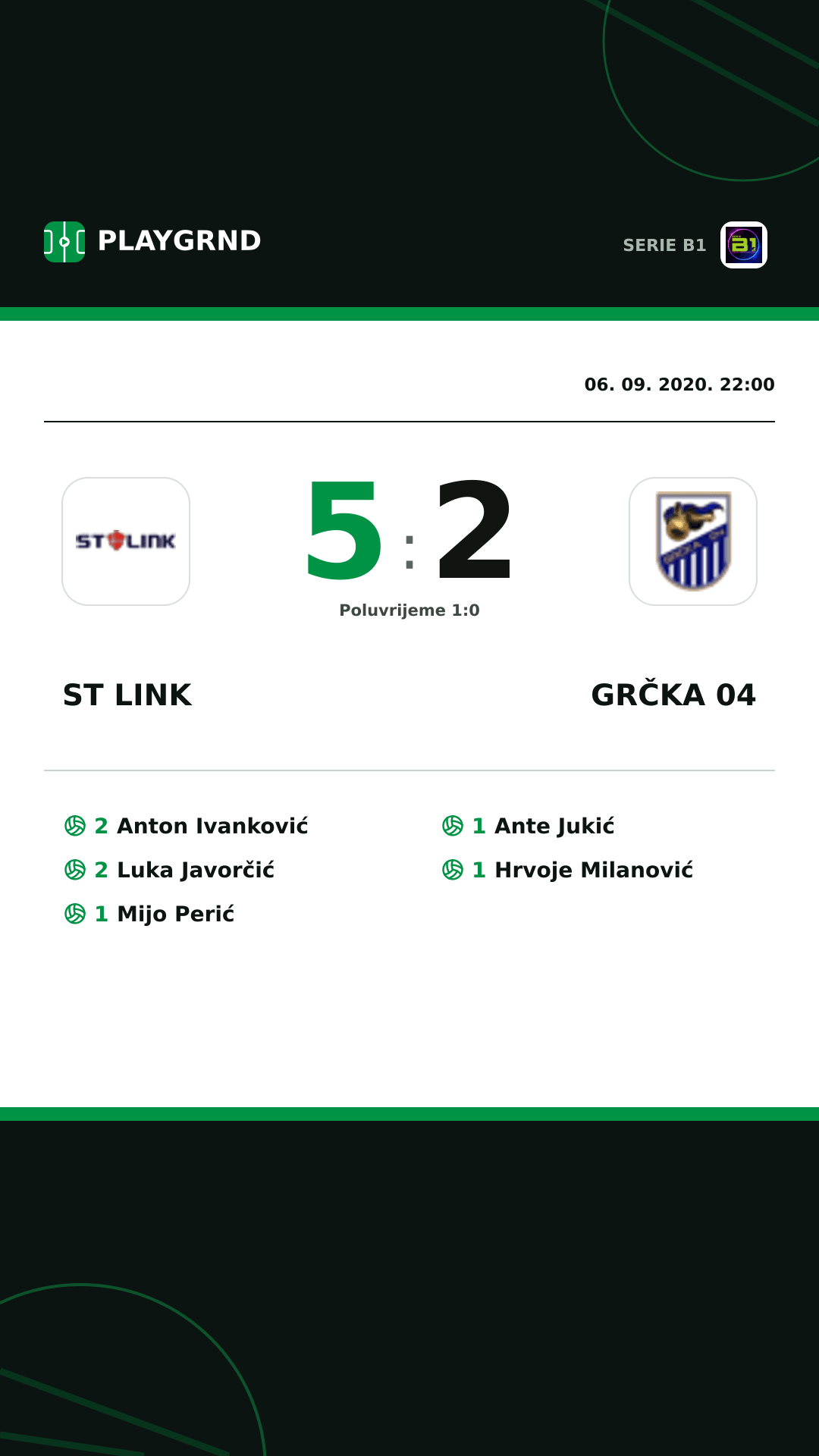 Instagram slika: ST Link 5:2 Grčka 04