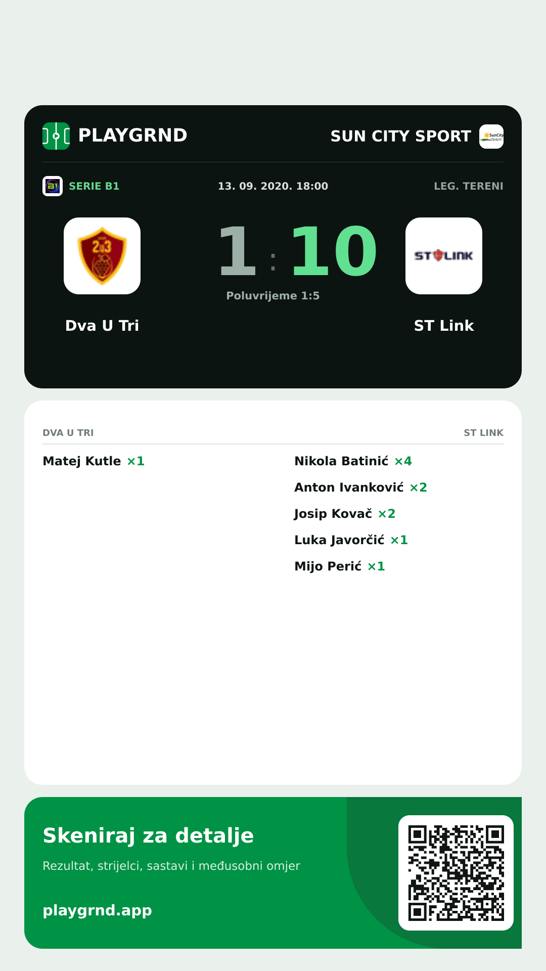 Story slika: Dva U Tri 1:10 ST Link