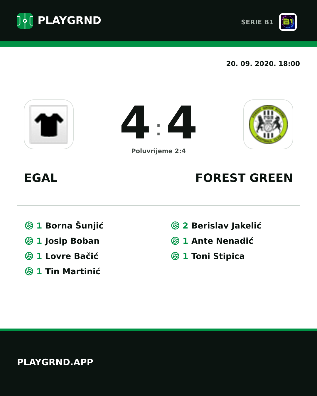 Instagram slika: Egal 4:4 Forest Green