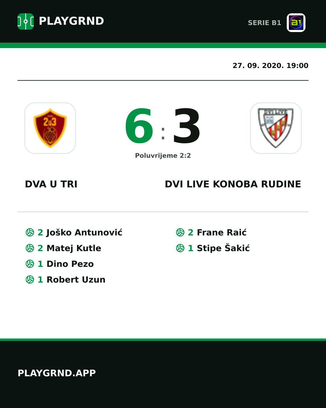 Instagram slika: Dva U Tri 6:3 Dvi Live Konoba Rudine