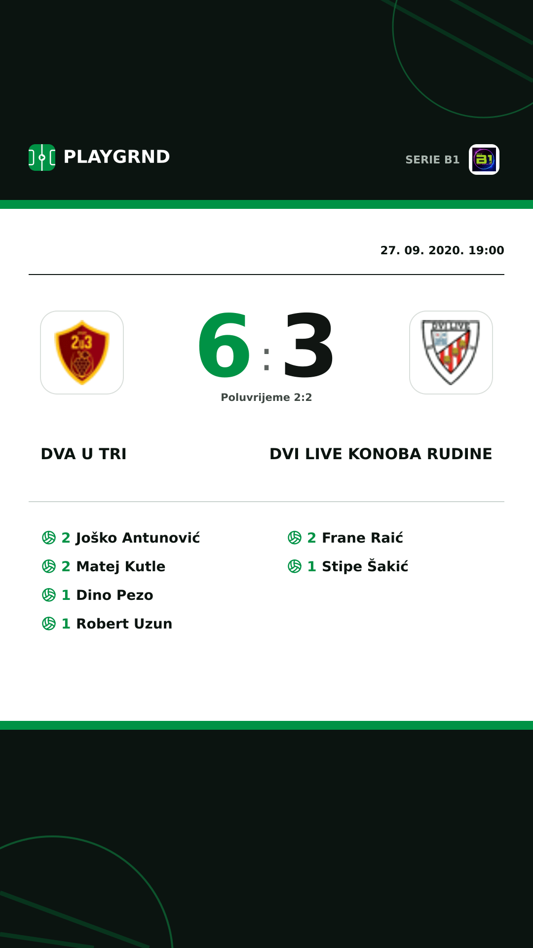 Instagram slika: Dva U Tri 6:3 Dvi Live Konoba Rudine