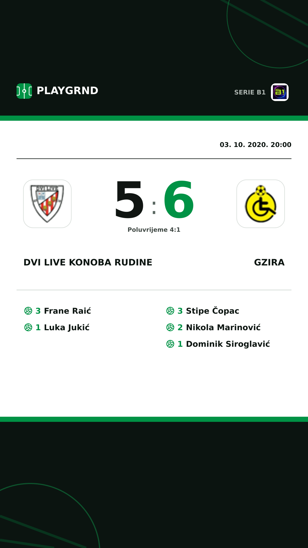 Instagram slika: Dvi Live Konoba Rudine 5:6 Gzira