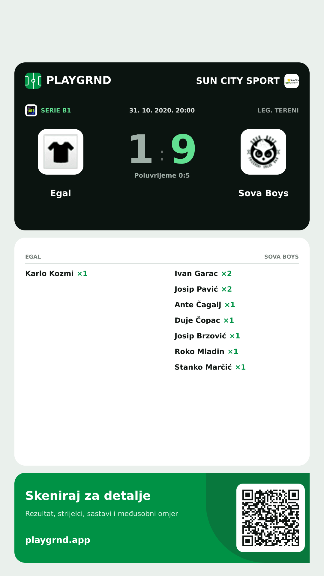 Story slika: Egal 1:9 Sova Boys