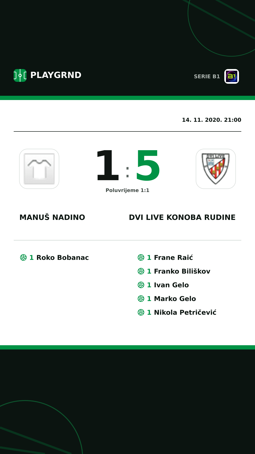 Instagram slika: Manuš Nadino 1:5 Dvi Live Konoba Rudine