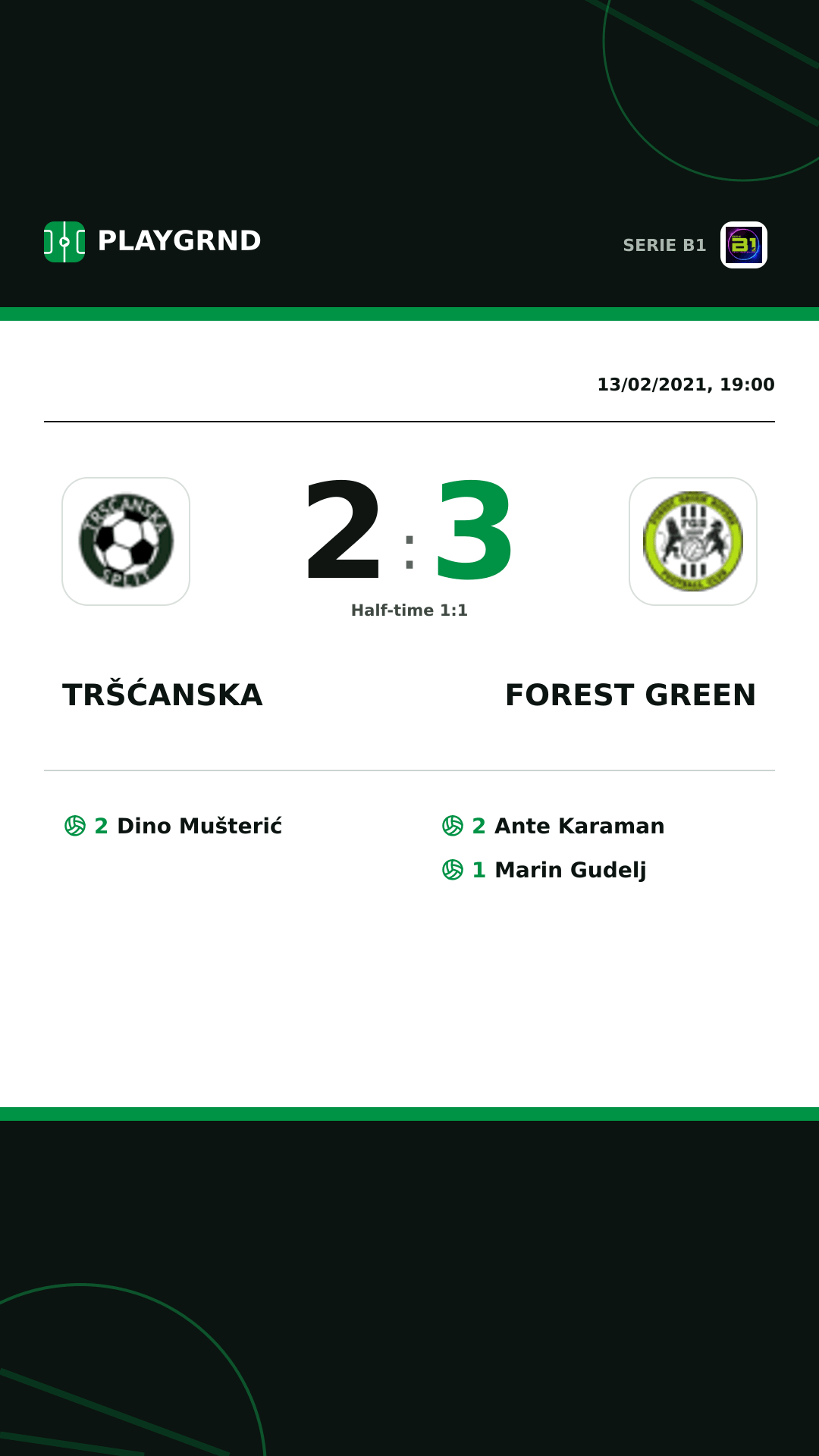 Instagram artwork: Tršćanska 2:3 Forest Green