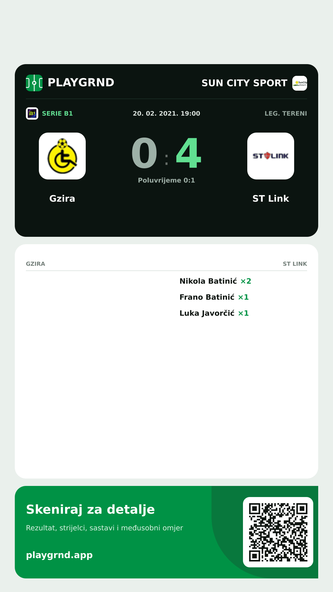 Story slika: Gzira 0:4 ST Link