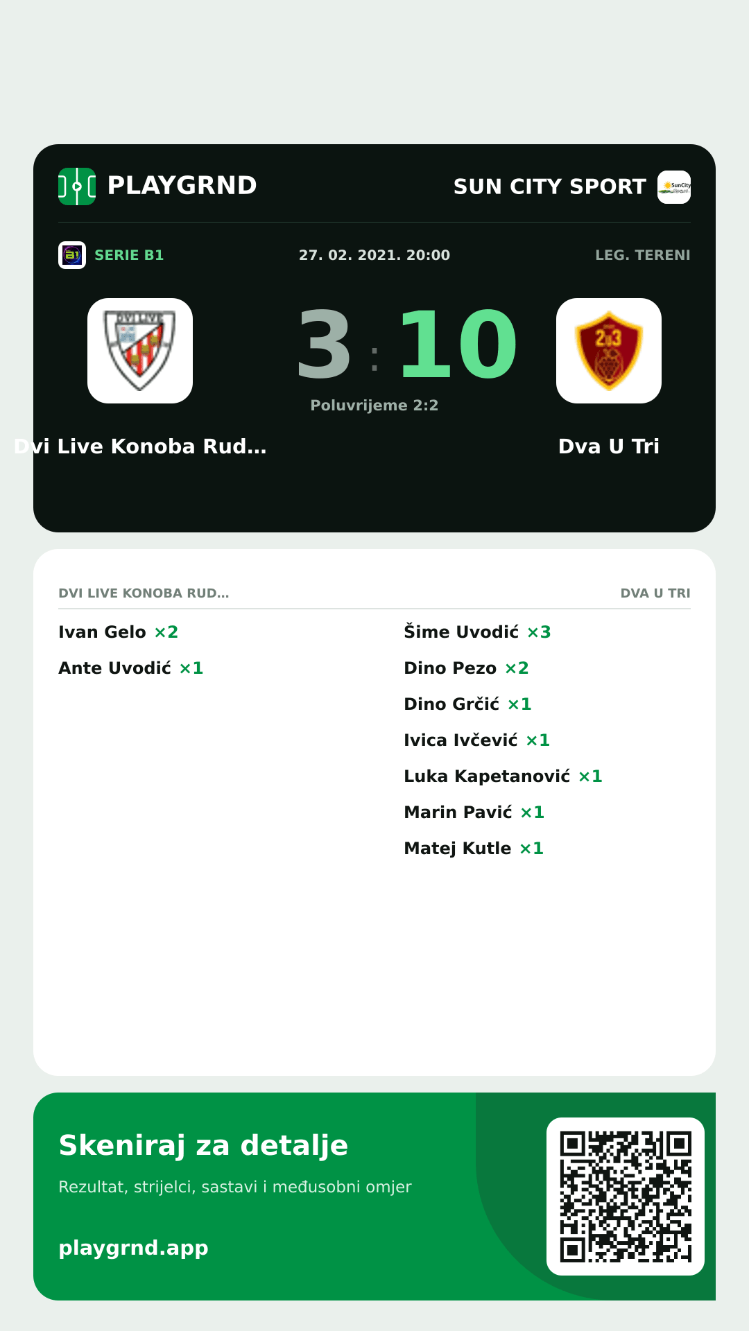 Story slika: Dvi Live Konoba Rudine 3:10 Dva U Tri