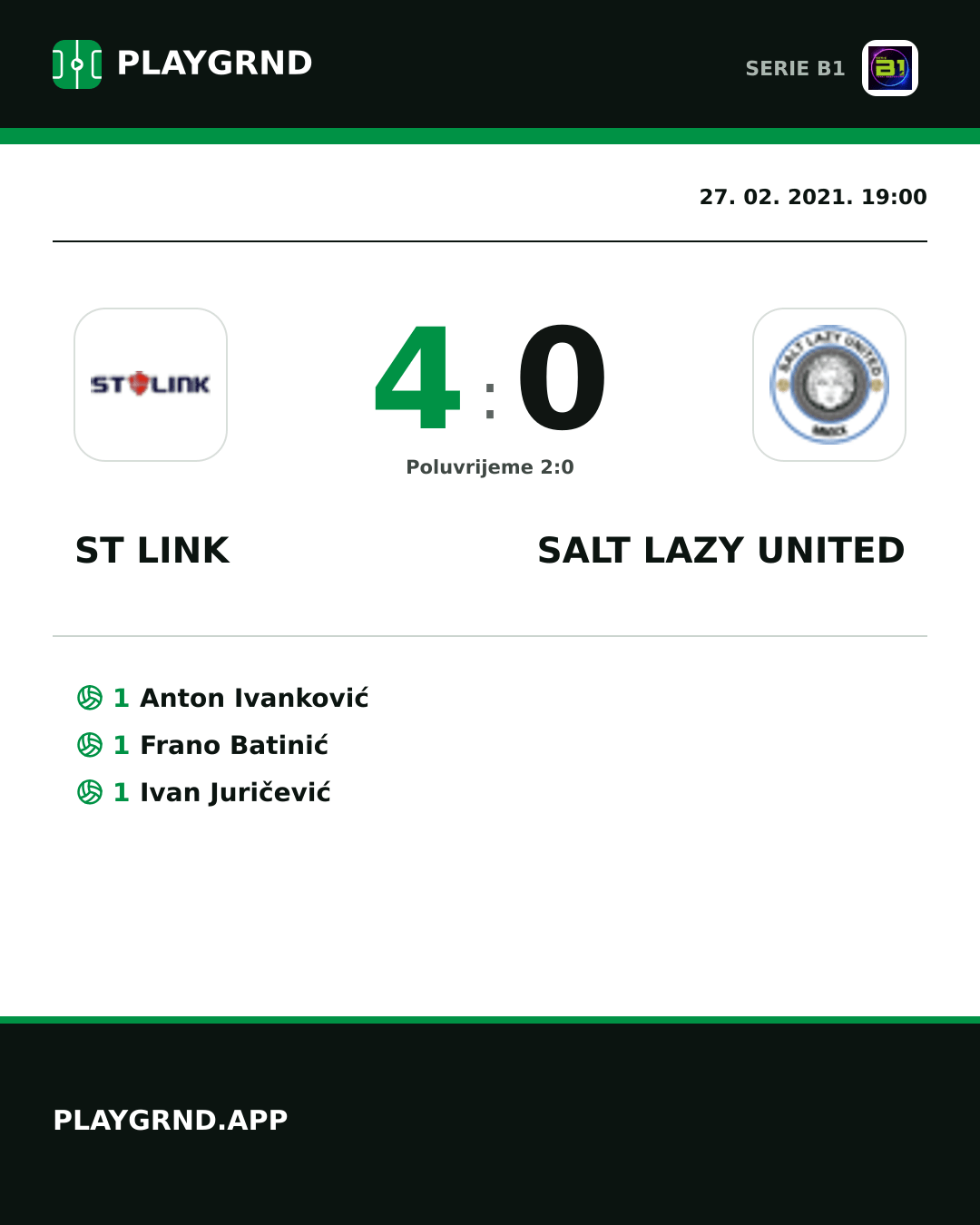 Instagram slika: ST Link 4:0 Salt Lazy United