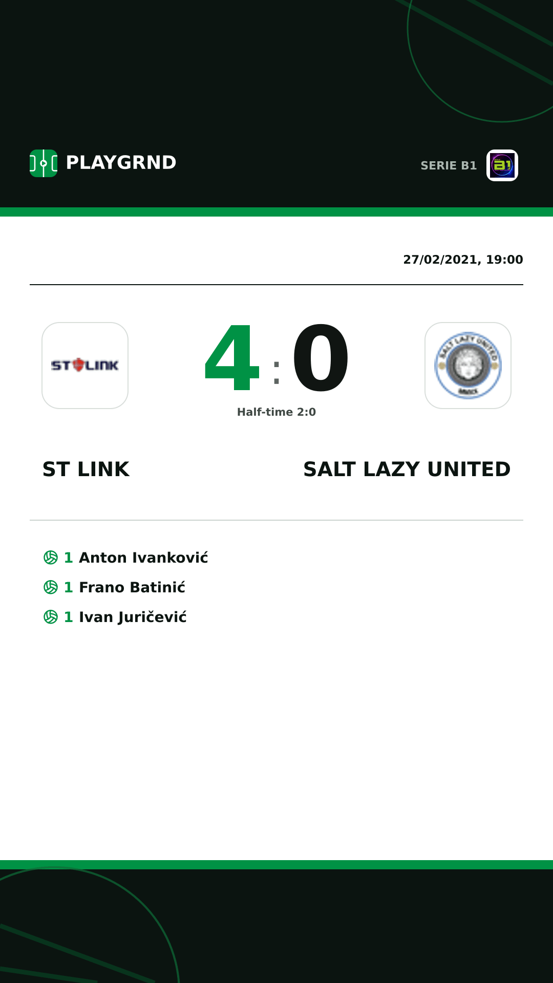 Instagram artwork: ST Link 4:0 Salt Lazy United