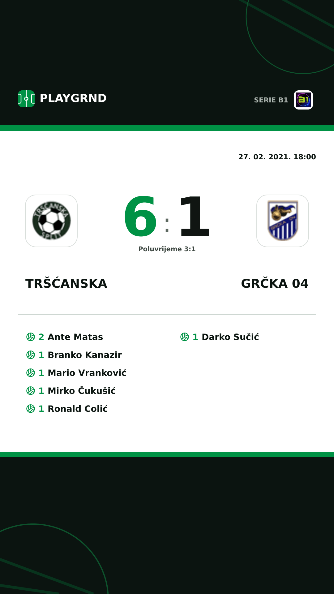 Instagram slika: Tršćanska 6:1 Grčka 04