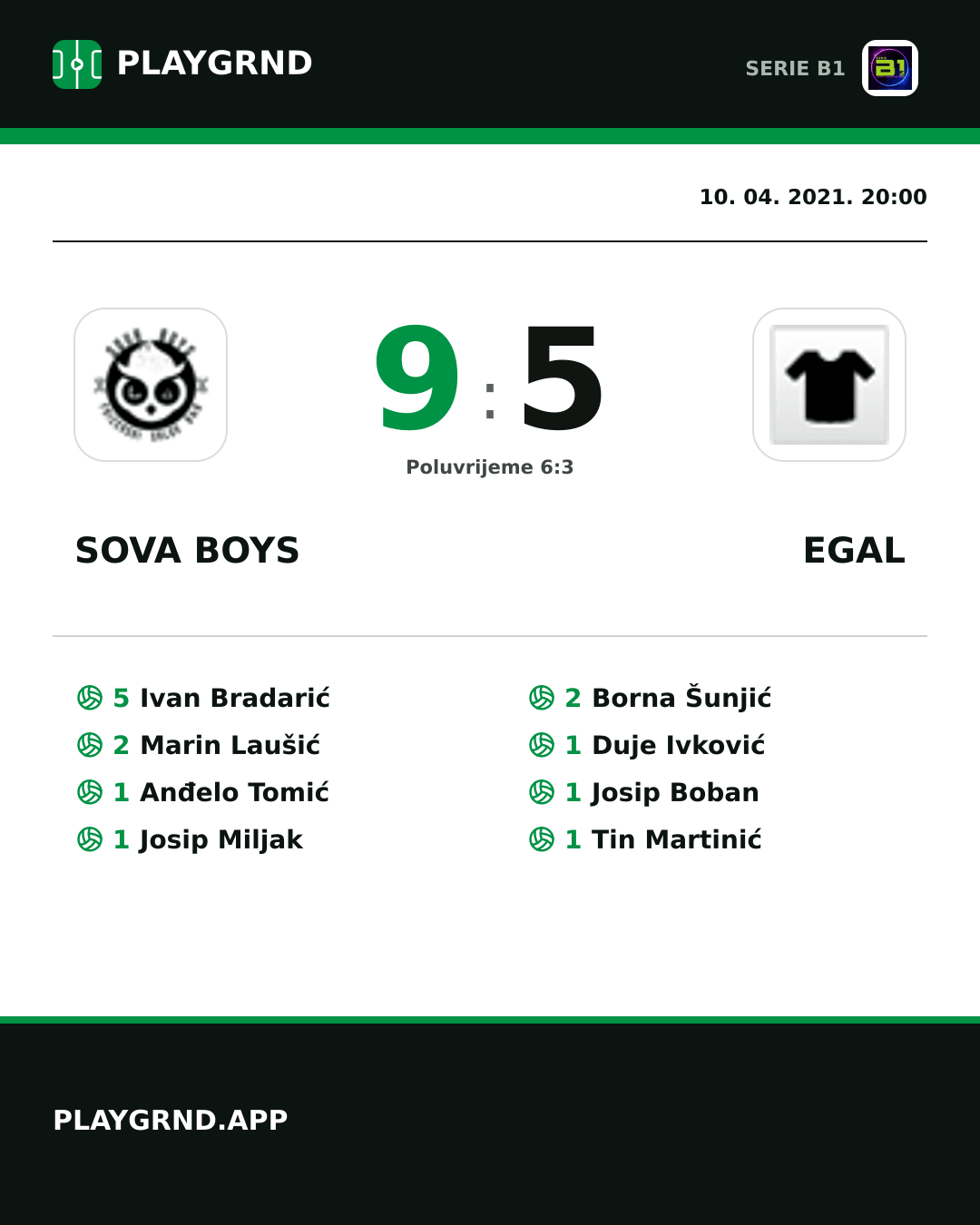 Instagram slika: Sova Boys 9:5 Egal