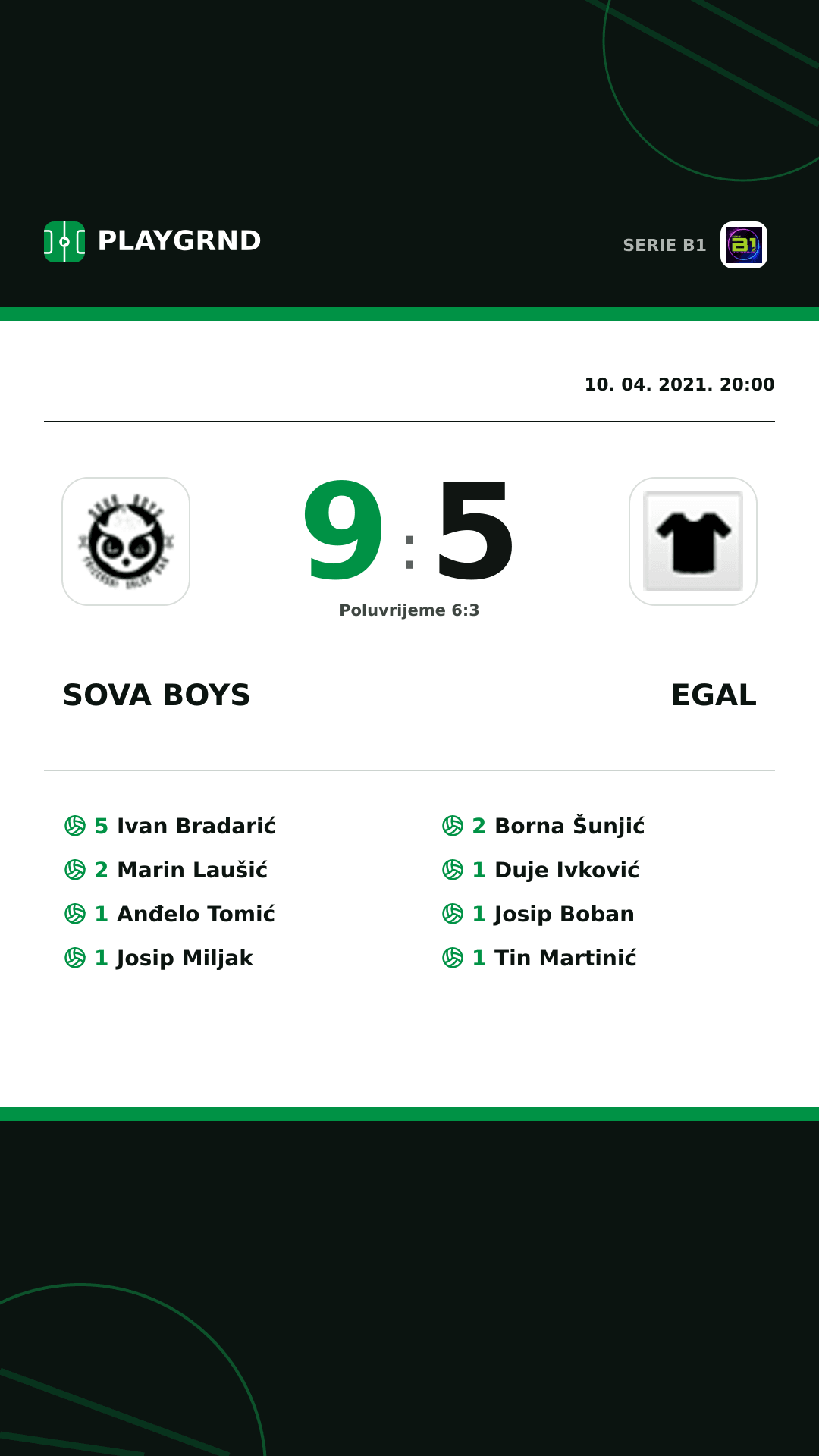 Instagram slika: Sova Boys 9:5 Egal